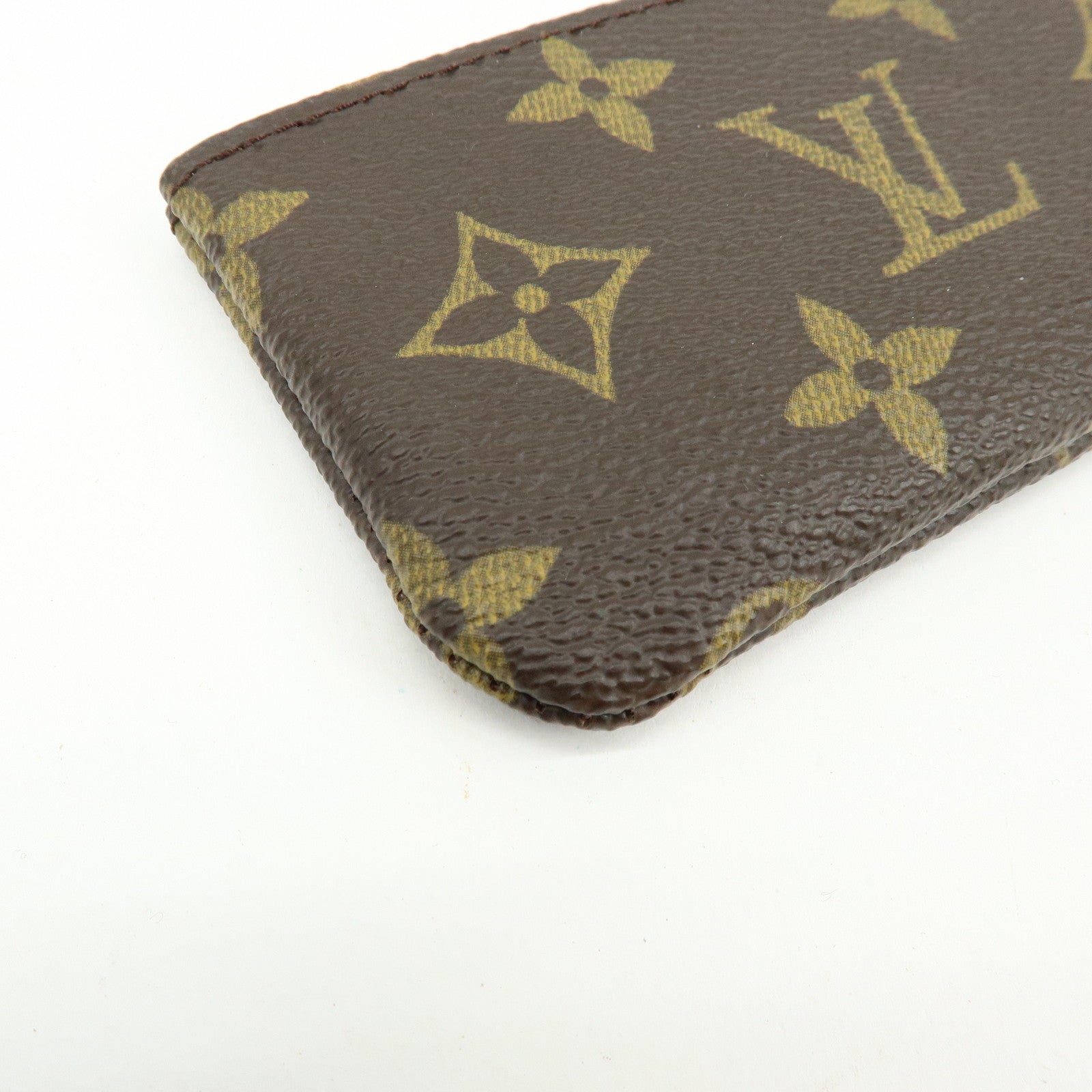 Louis Vuitton Monogram Pochette Cles Coin Case Key Case M62650