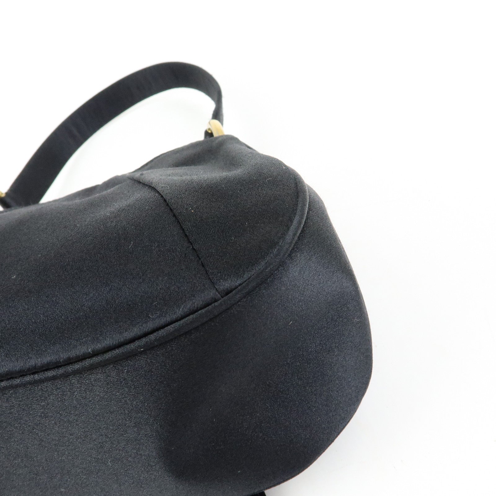 SAINT LAURENT PARIS YSL YVES SAINT LAURENT Velvet Satin Hand Bag