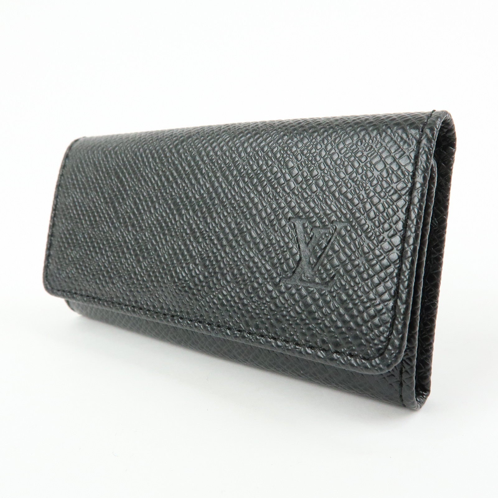Louis Vuitton Taiga Leather Multicles 4 Key Case Ardoise M30522