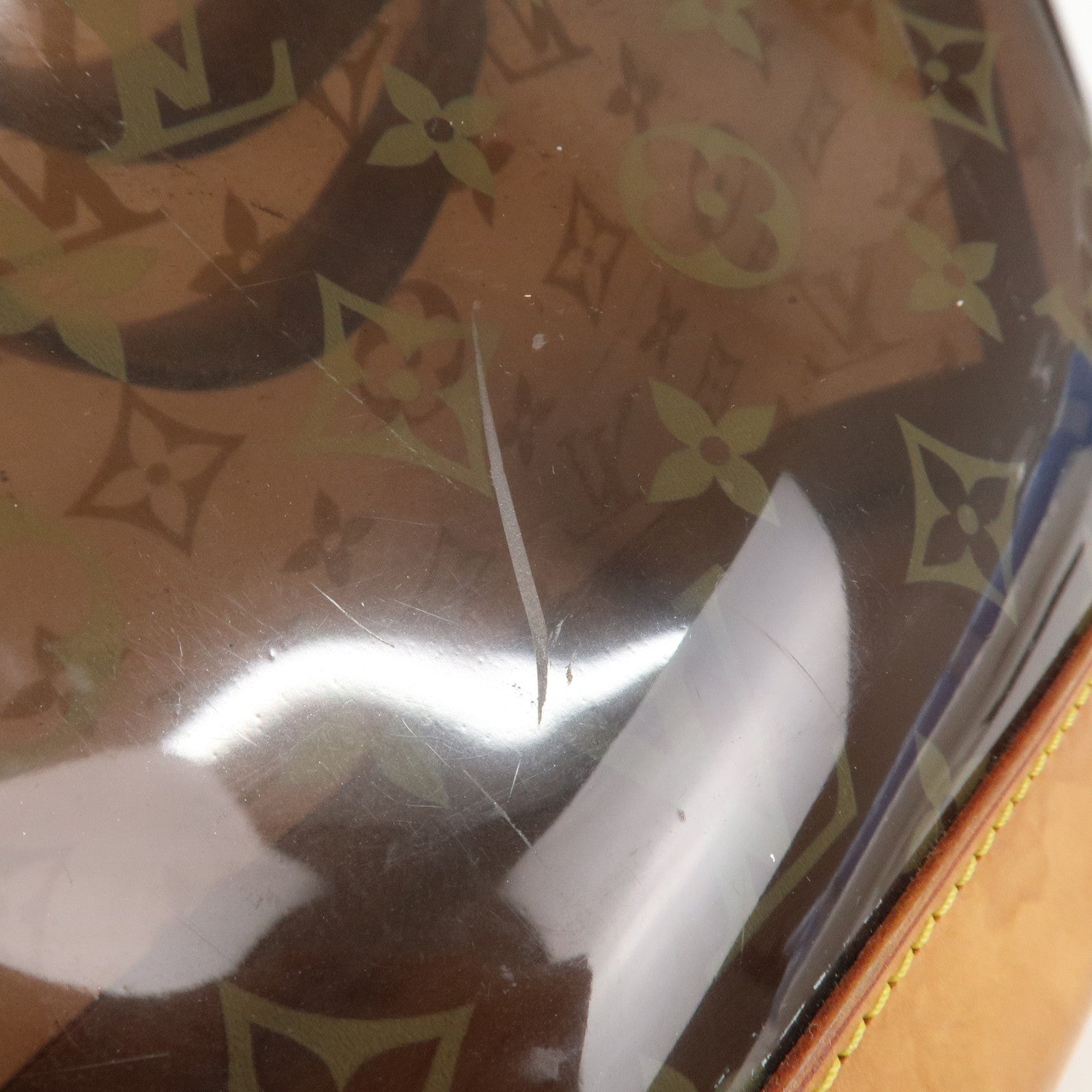 Louis Vuitton Monogram Vinyl Cabas Ambre PM Tote Bag Hand Bag M92502 Used