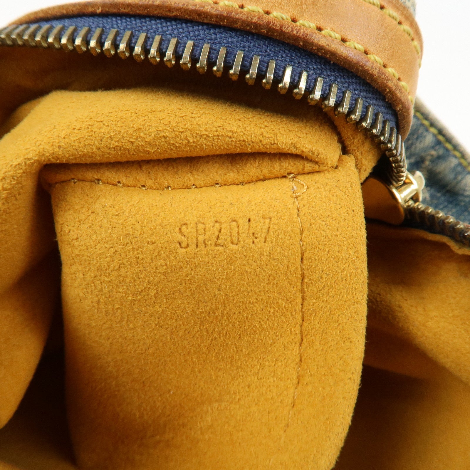 Louis Vuitton Monogram Denim Bum Bag Waist Bag Blue M95347