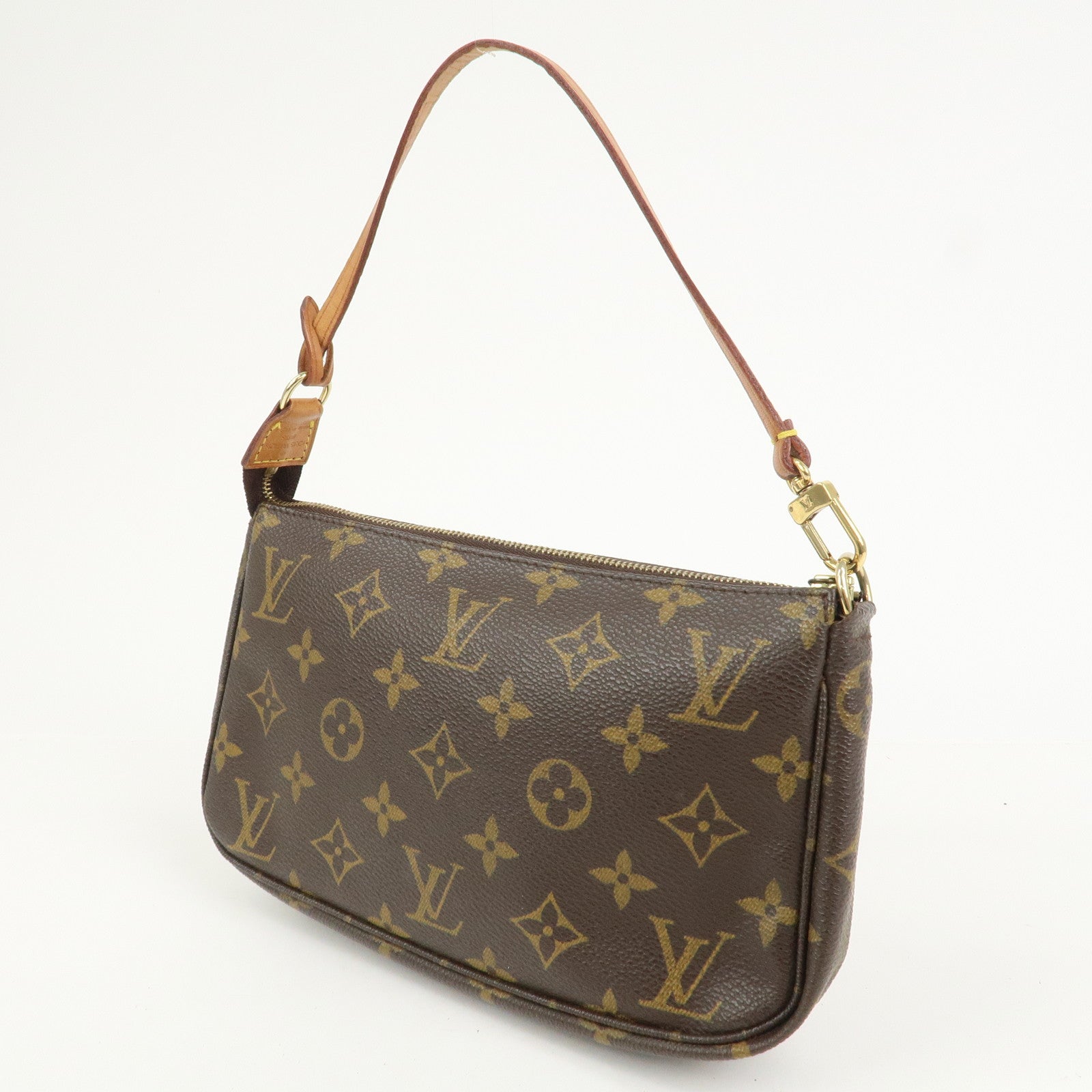 Louis Vuitton Monogram Pochette Accessoires Pouch Hand Bag M51980