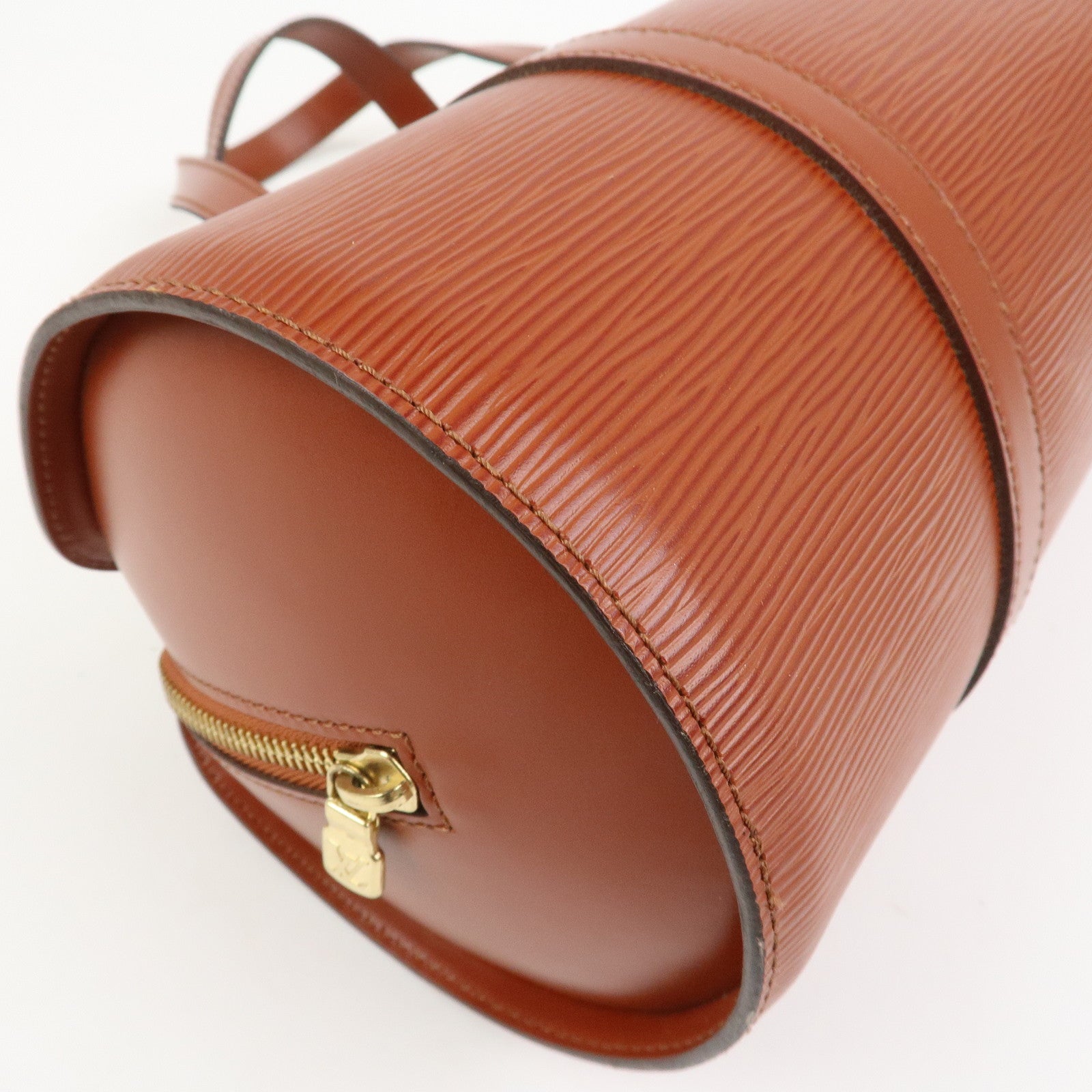 Louis Vuitton Epi Leather Soufflot Hand Bag Kenya Brown M52223