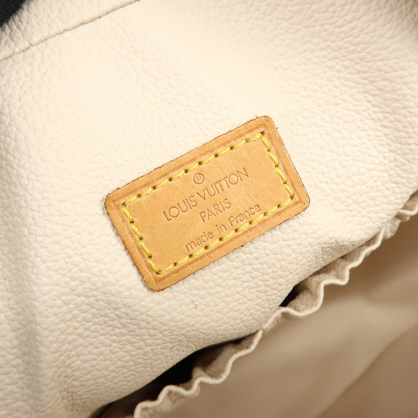 Louis Vuitton Monogram Spontini Hand Bag Brown M47500
