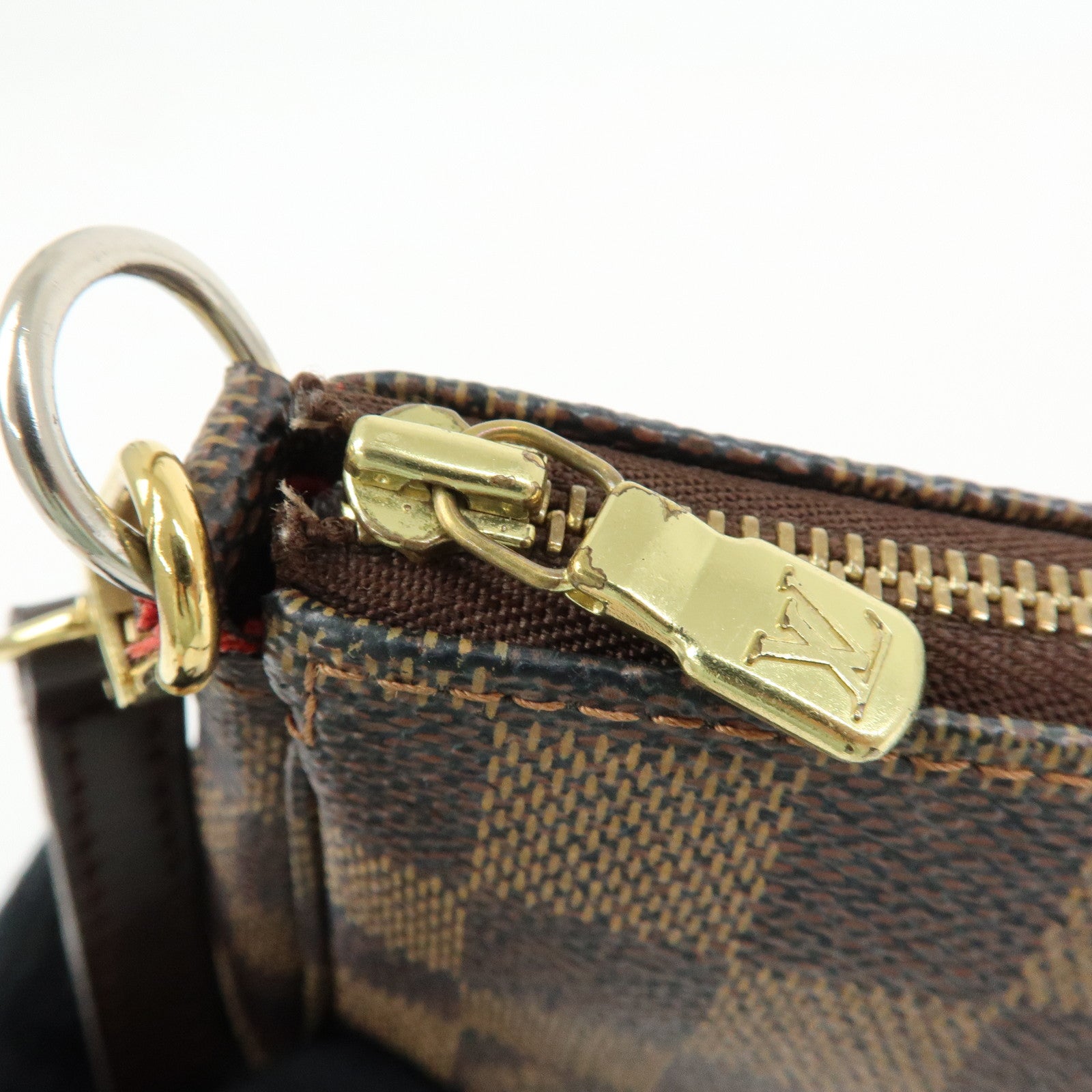 Louis Vuitton Damier Ebene Pochette Accessoires Hand Bag N51985