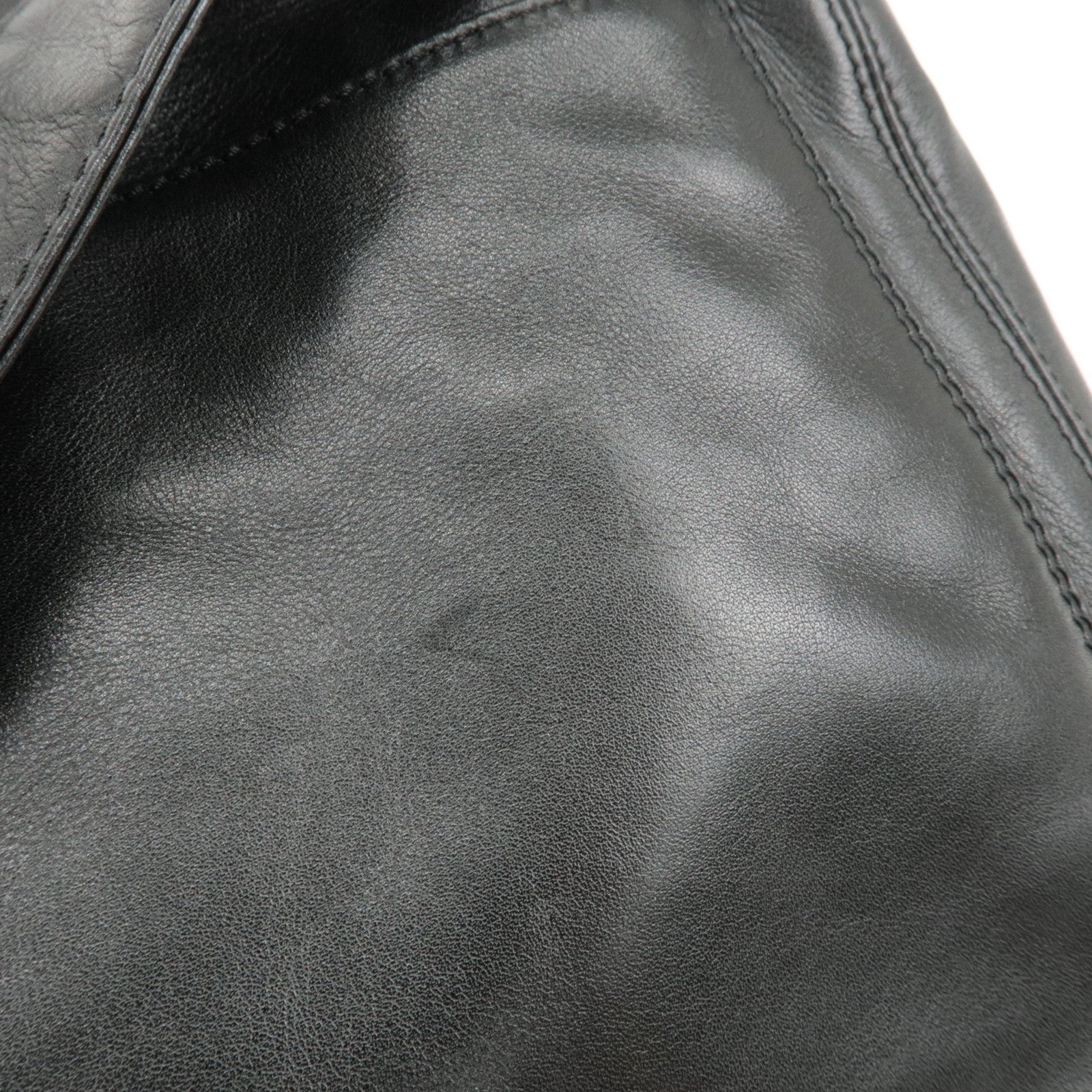CHANEL COCO Mark Lamb Skin Shoulder Bag Crossbody Bag Used