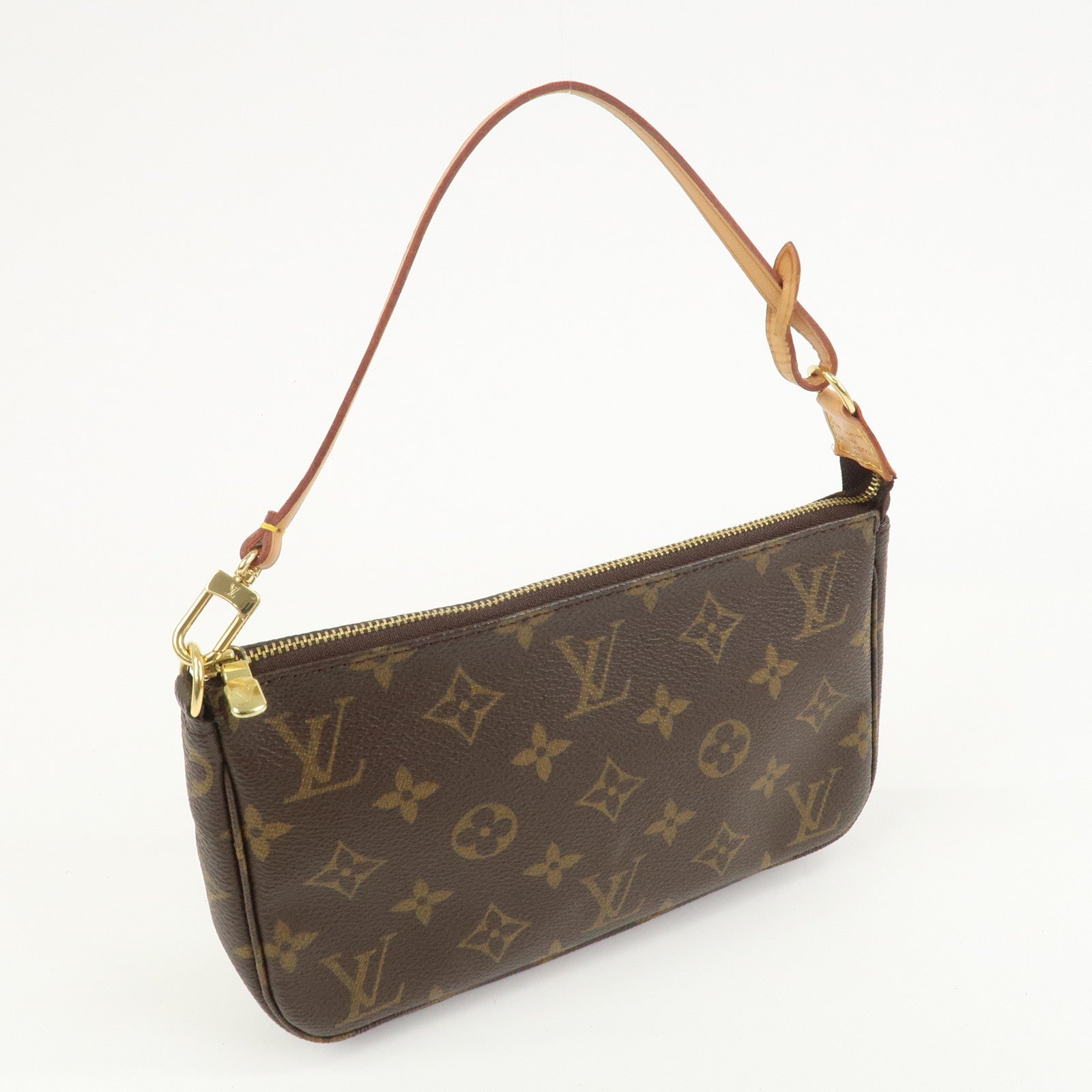 Louis Vuitton Monogram Pochette Accessoires Pouch Hand Bag M51980