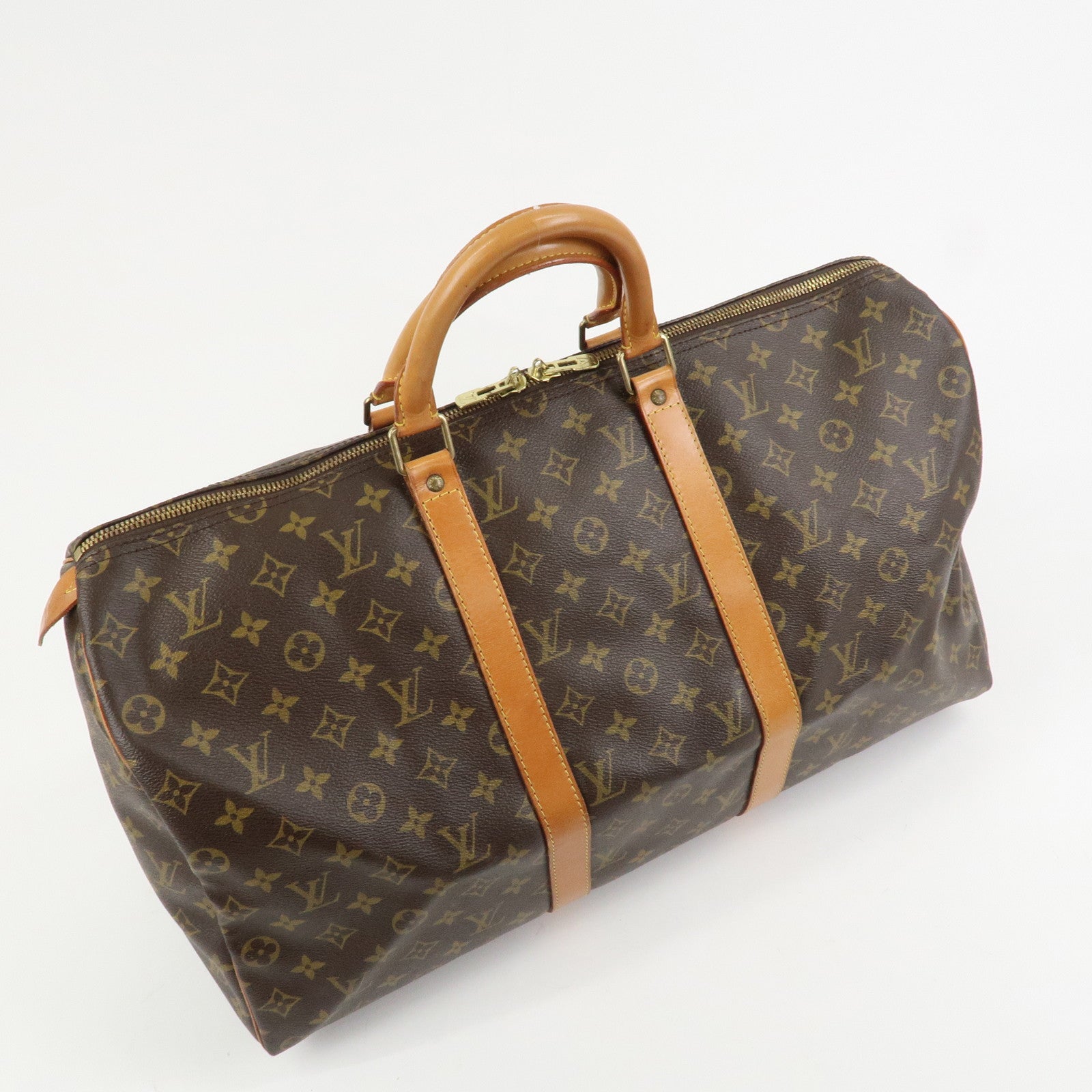 Louis Vuitton Monogram Keep All 50 Boston Bag Travel Bag M41426