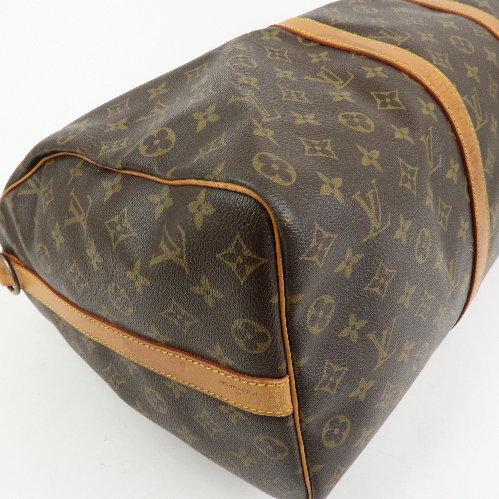 Louis Vuitton Monogram Keep All Bandouliere 50 Boston Bag M41416