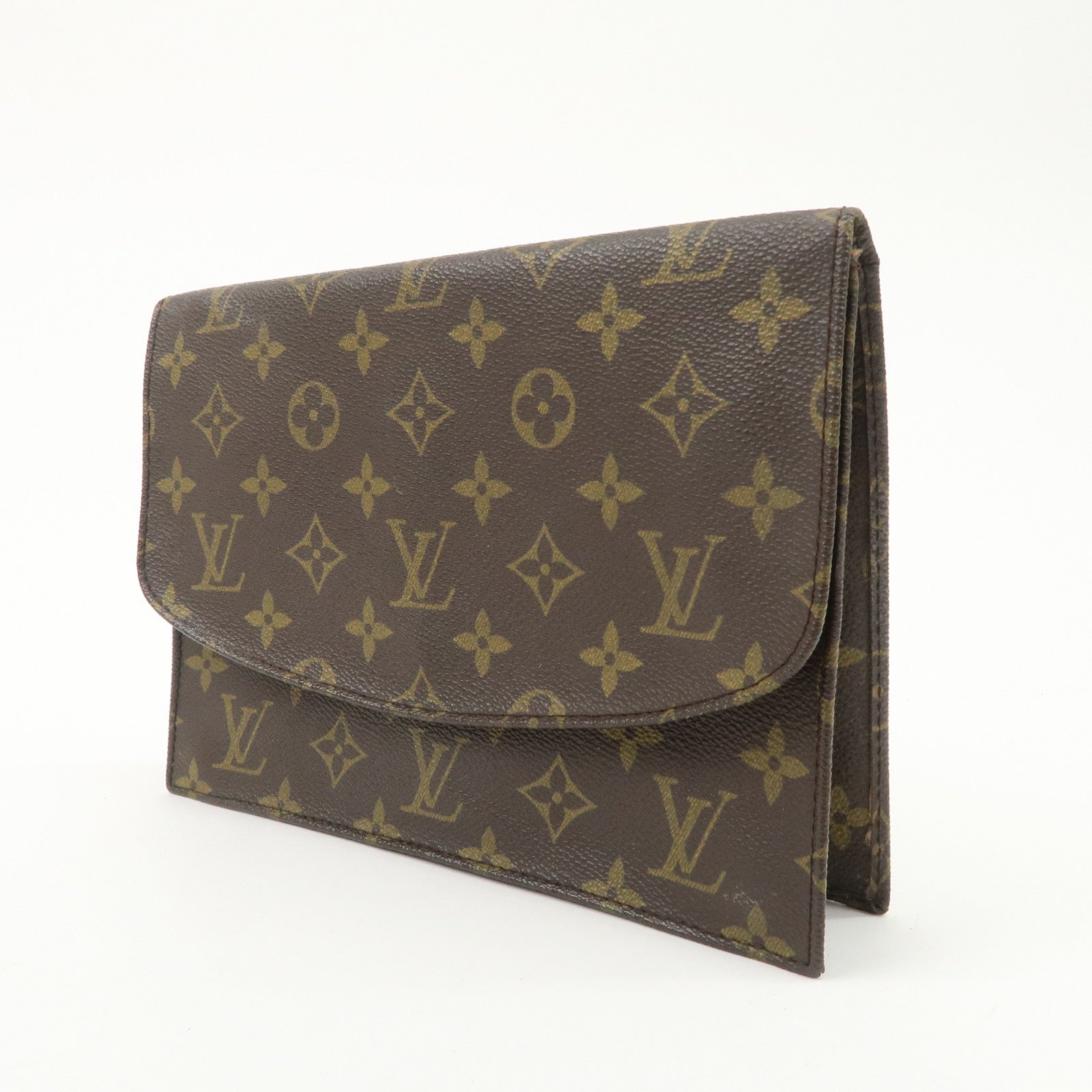 Louis Vuitton Monogram Pochette Lava 23 Clutch Bag M51940 Used