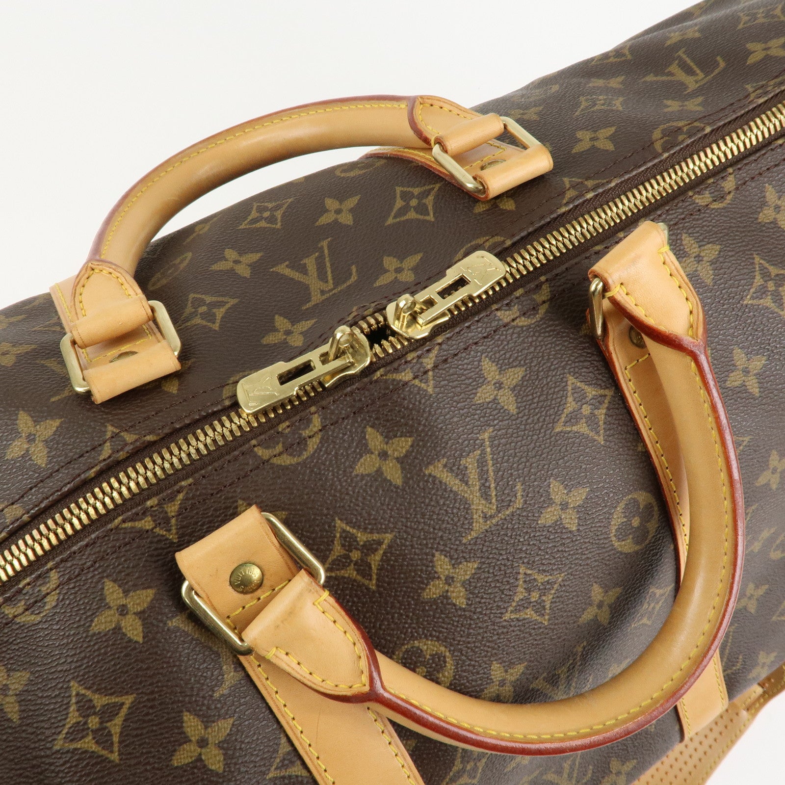 Louis Vuitton Monogram Keep All Bandouliere 55 Boston Bag M41414 Used