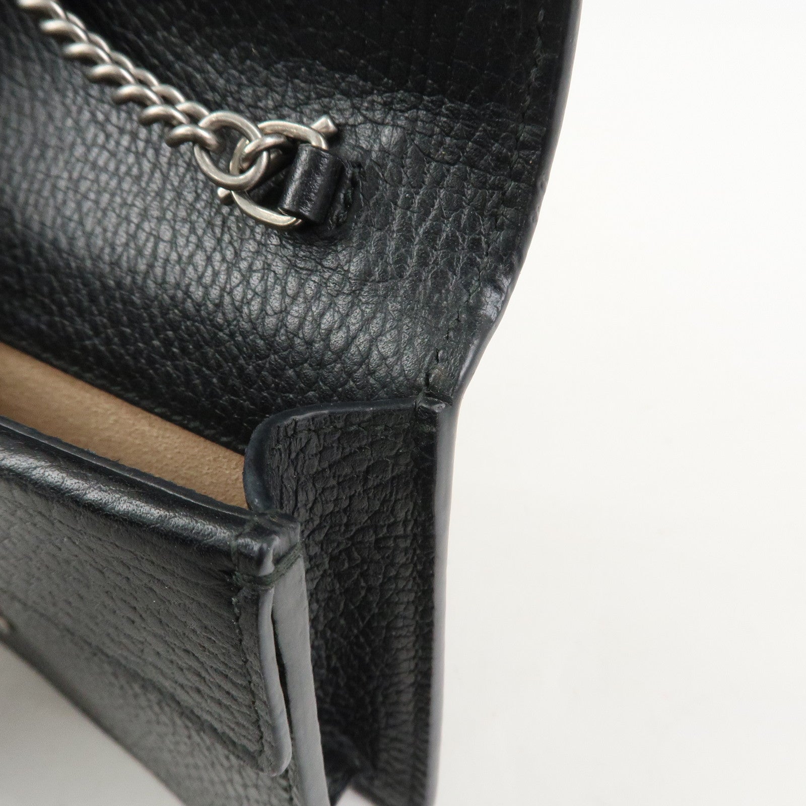 GUCCI Dionysus Super Mini Bag Leather Chain Shoulder Bag 476432