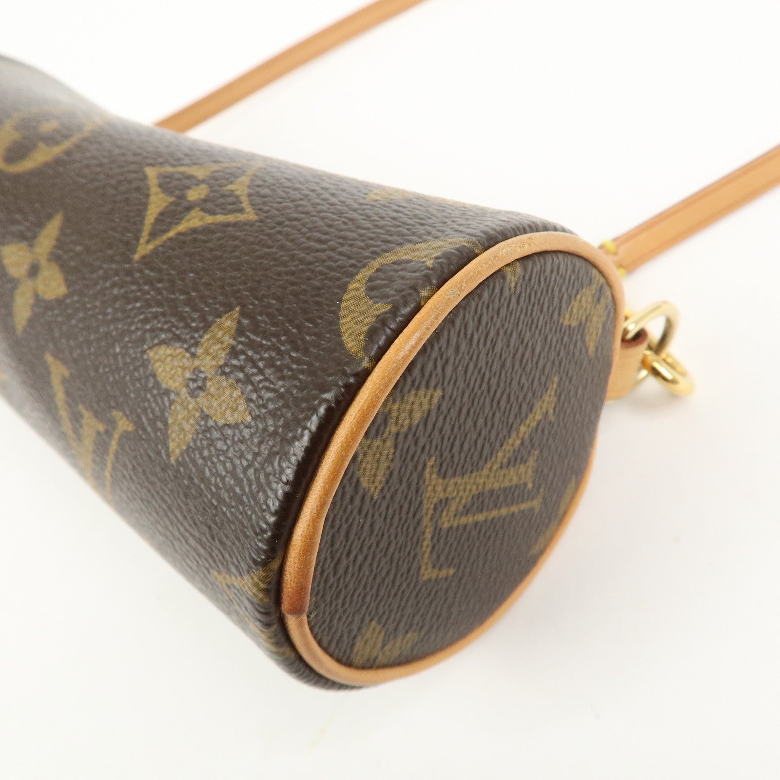 Louis Vuitton Monogram Mini Pouch for Papillon Bag Brown