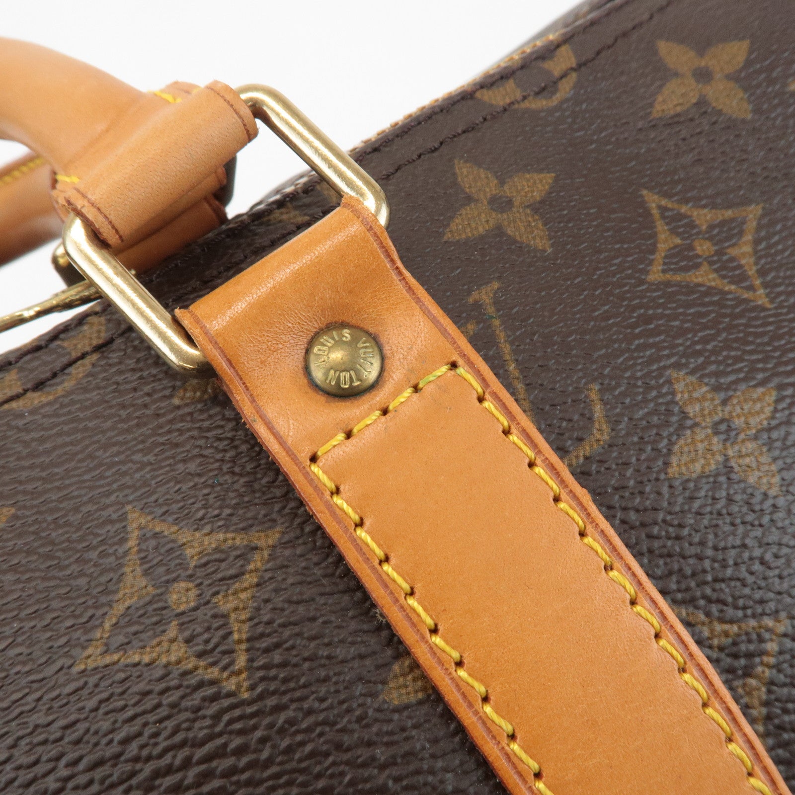 Louis Vuitton Monogram Keep All Bandouliere 55 Boston Bag M41414