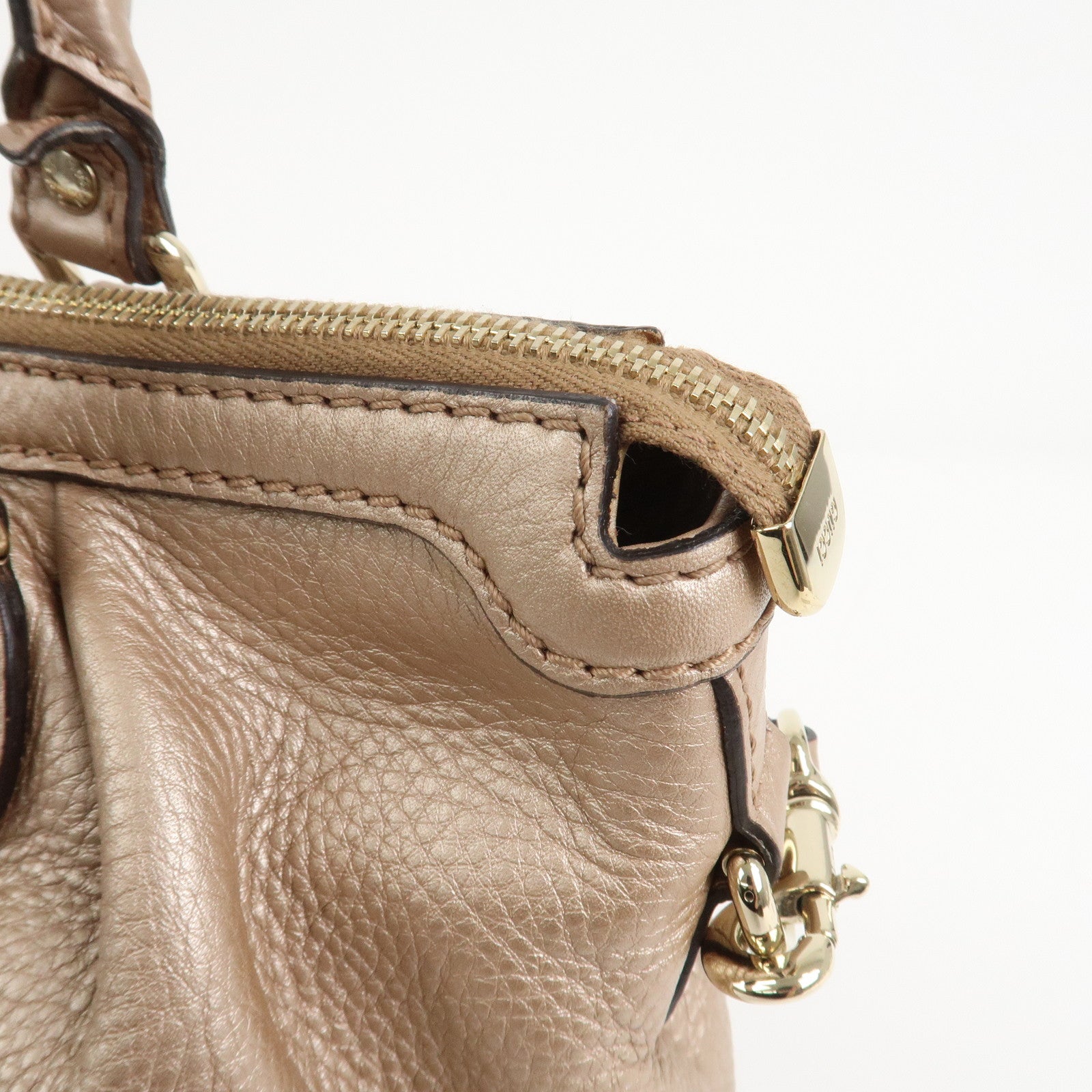 GUCCI Sukey Interlocking G Leather 2Way Bag Shoulder Bag 247902