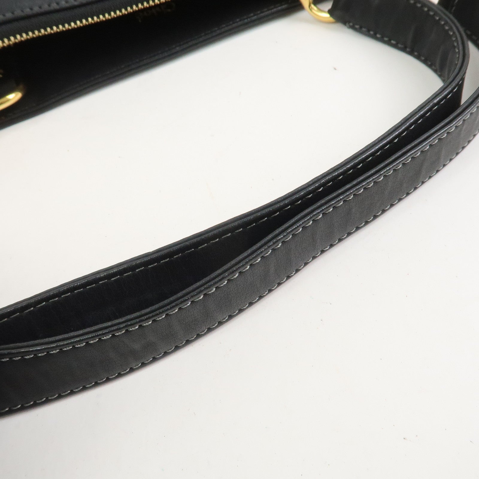 Chloe Eden Leather Tote Bag Shoulder Bag Hand Bag Black