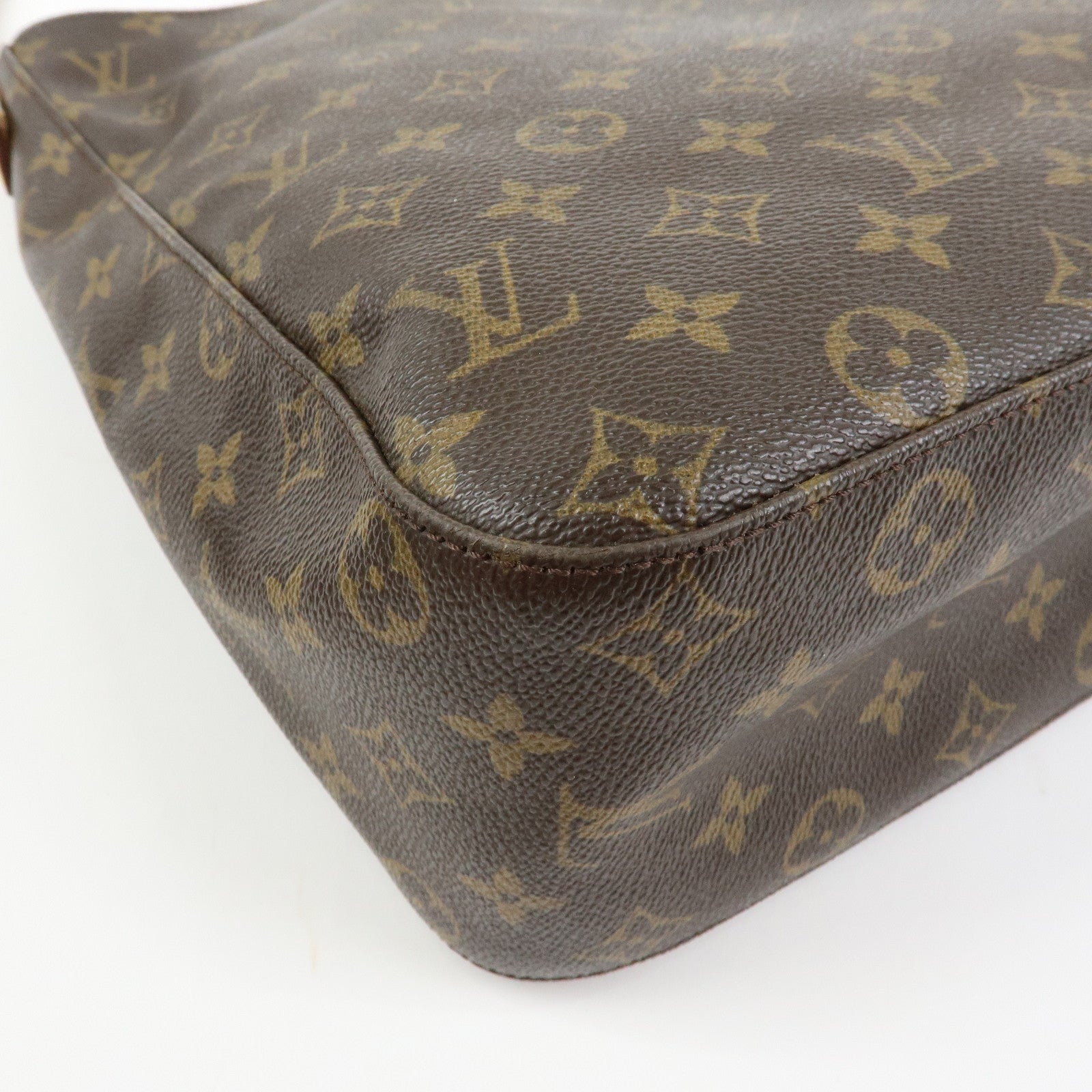 Louis Vuitton Monogram Looping GM Shoulder Bag Brown M51145