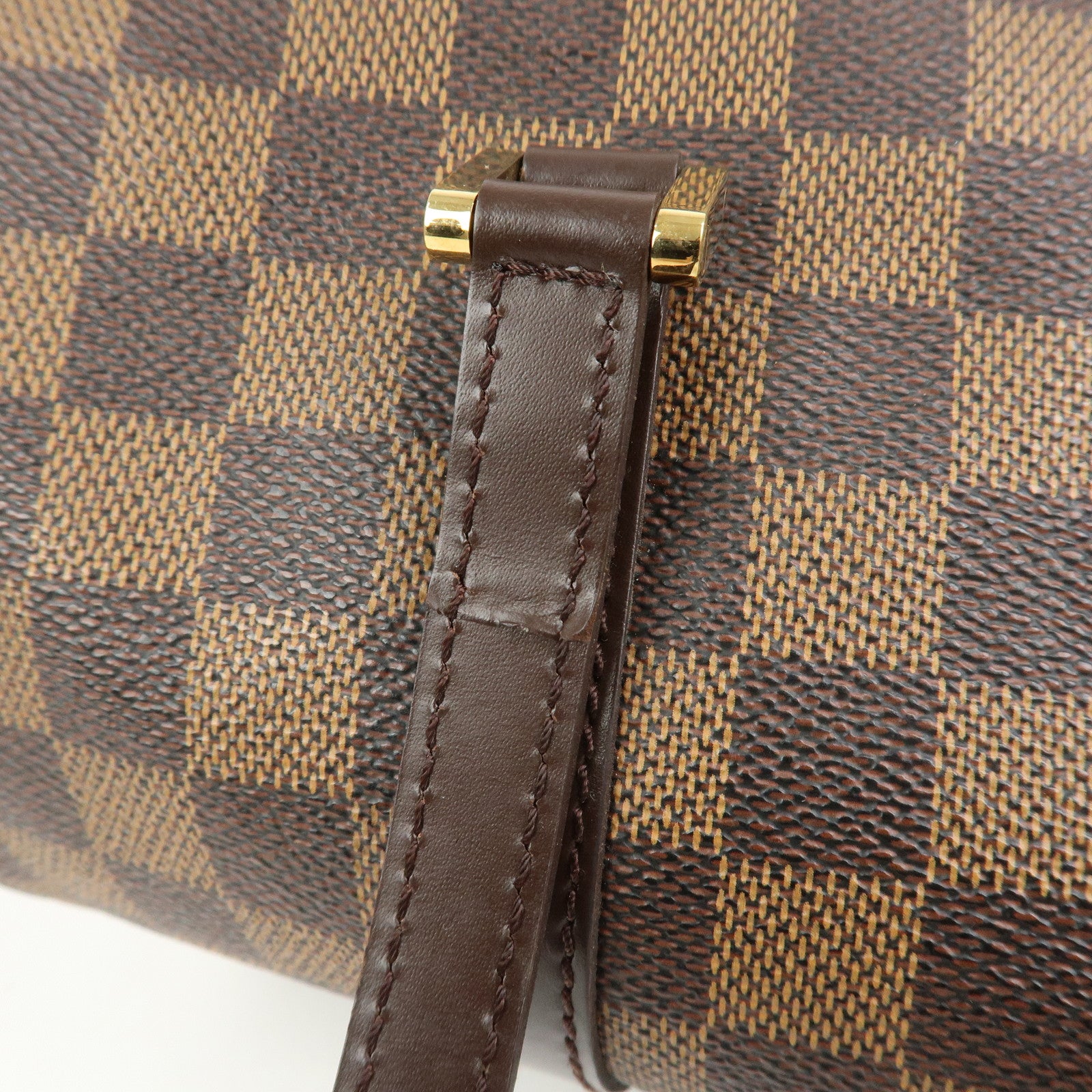 Louis Vuitton Damier Ebene Papillon 30 Hand Bag Brown N51303