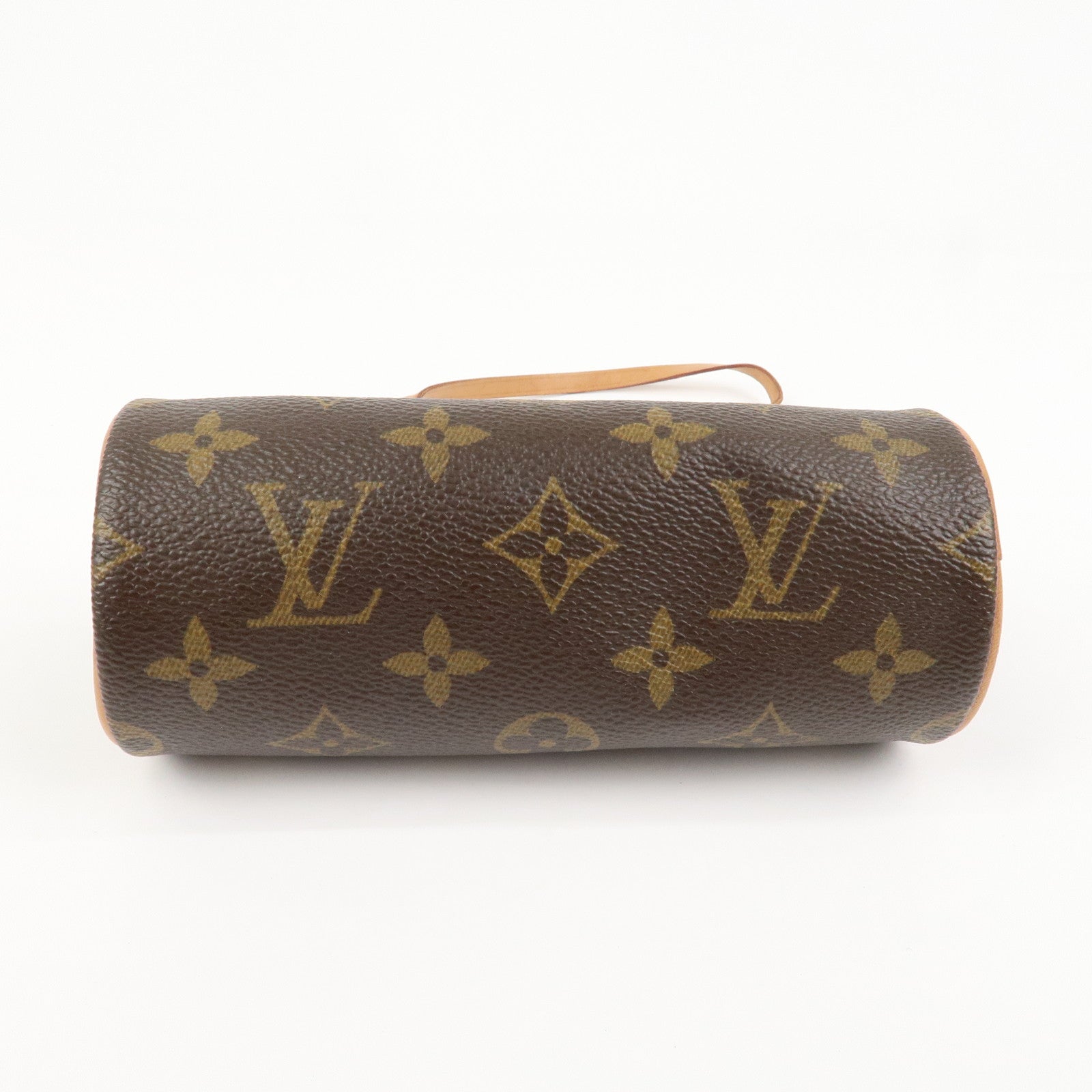 Louis Vuitton Monogram Set of 2 Mini Pouch for Papillon Bag Brown