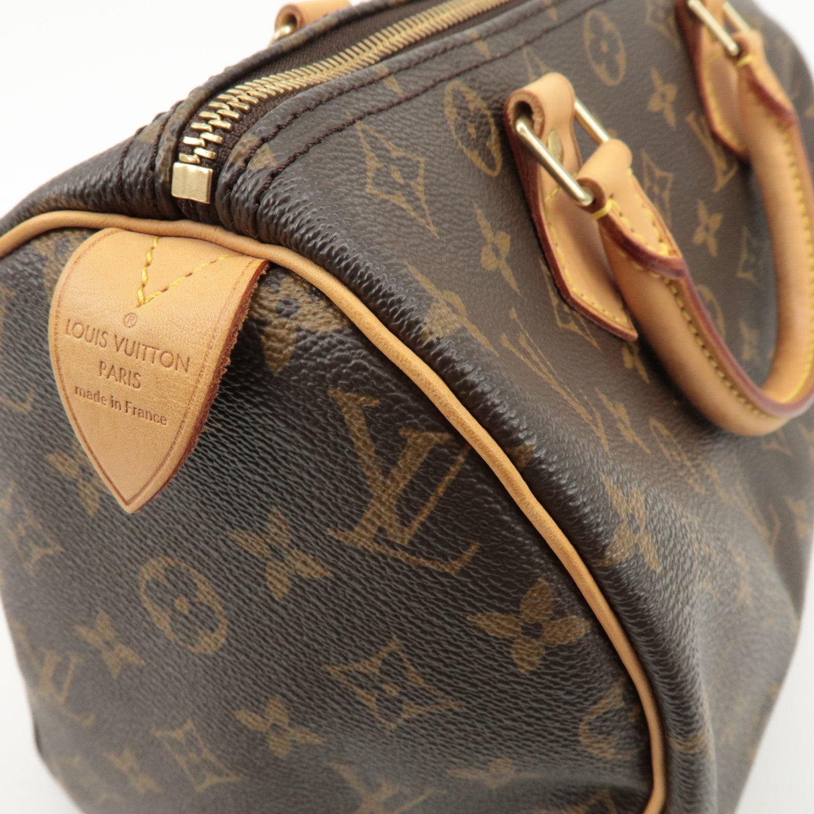 Louis Vuitton Monogram Speedy 30 Hand Bag Boston Bag M41526 Used