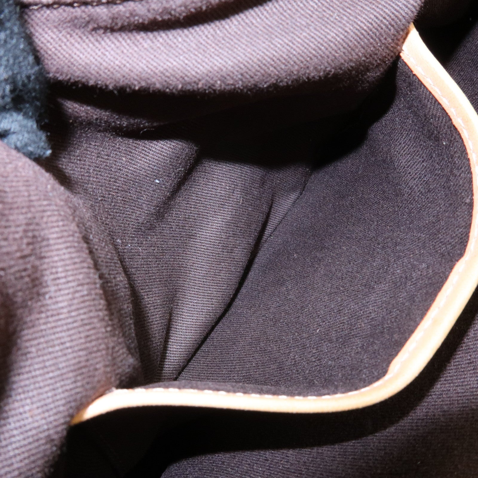 CELINE Macadam PVC Leather Shoulder Bag Hand Bag Brown