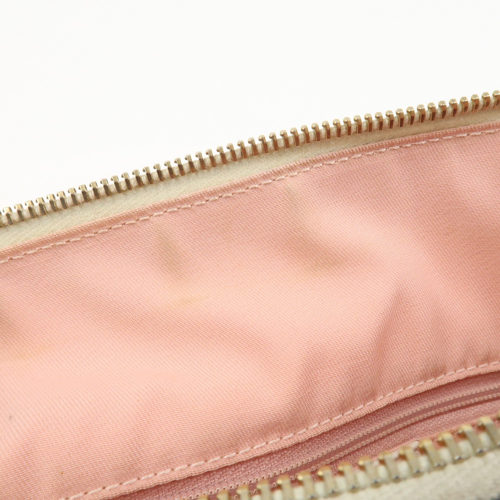 GUCCI Abbey GG Canvas Leather Tote Bag Shoulder Bag Pink 141470