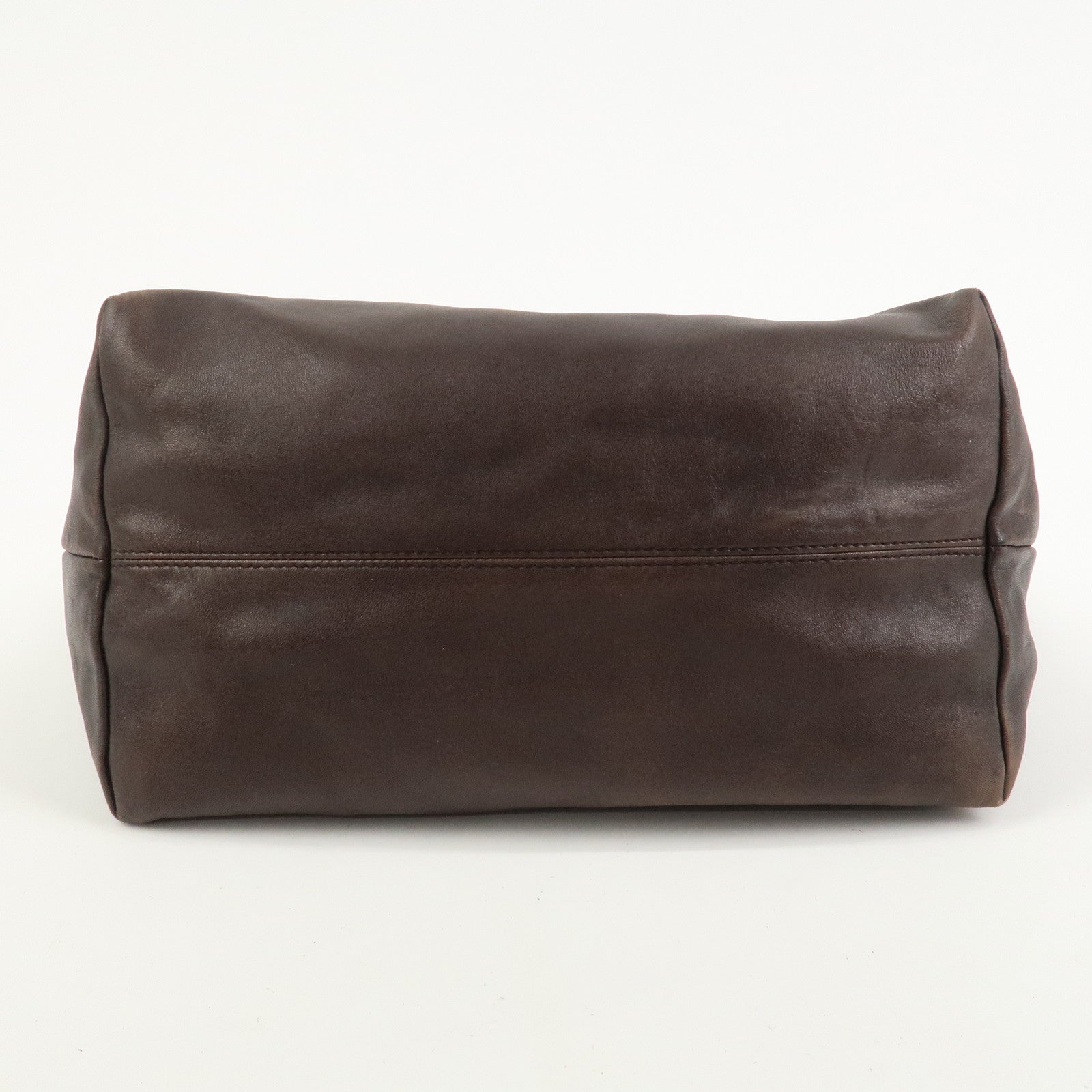 LOEWE Anagram Nappa Leather Aura Tote Bag Shoulder Bag Brown