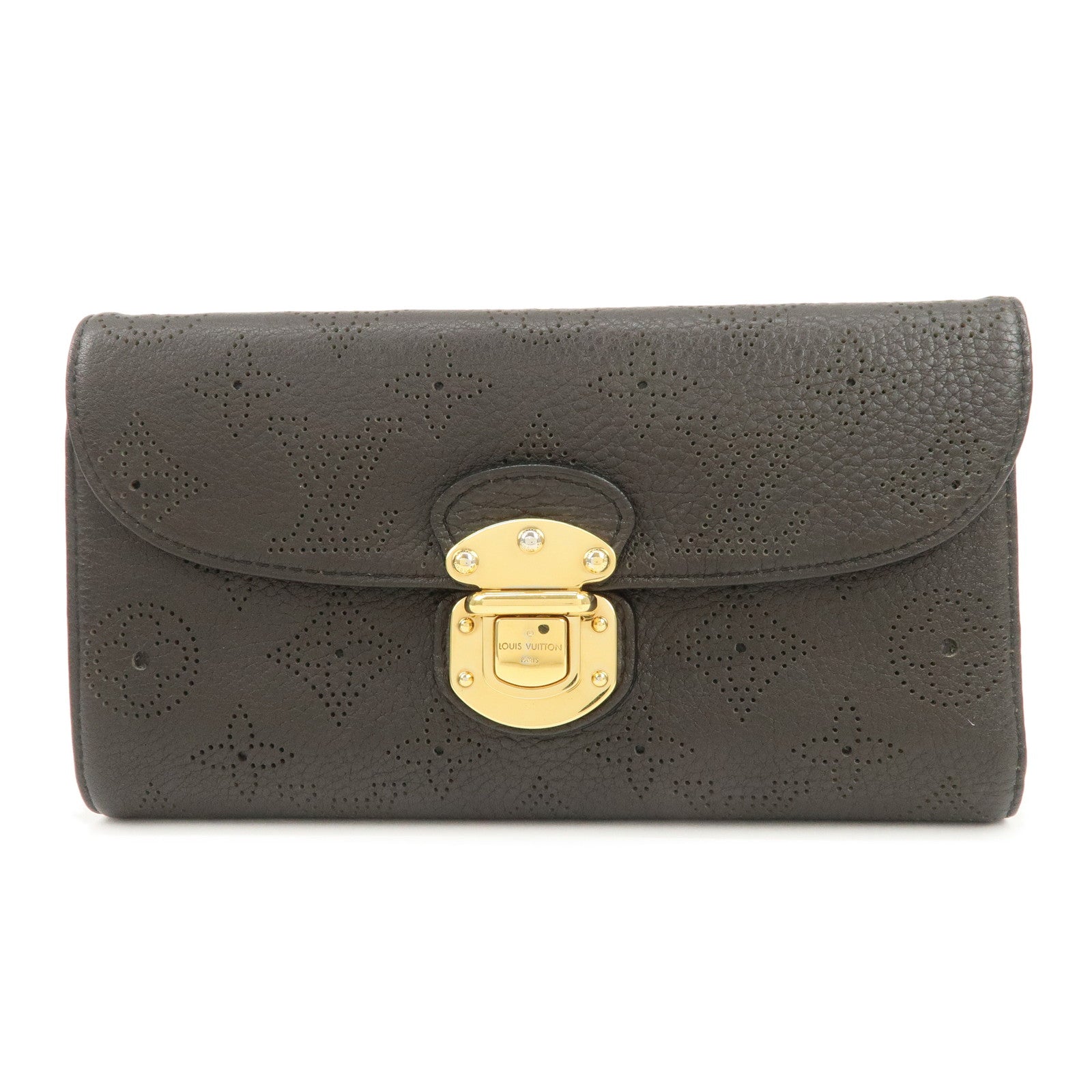 Louis Vuitton Monogram Mahina Leather Portefeuille Wallet M95968 Used