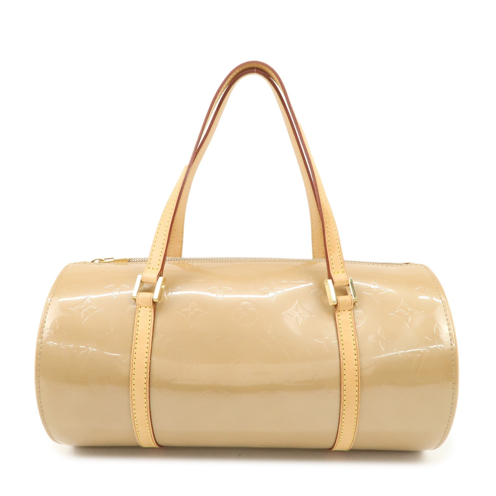Louis Vuitton Monogram Vernis Bedford Hand Bag Beige M91329 Used