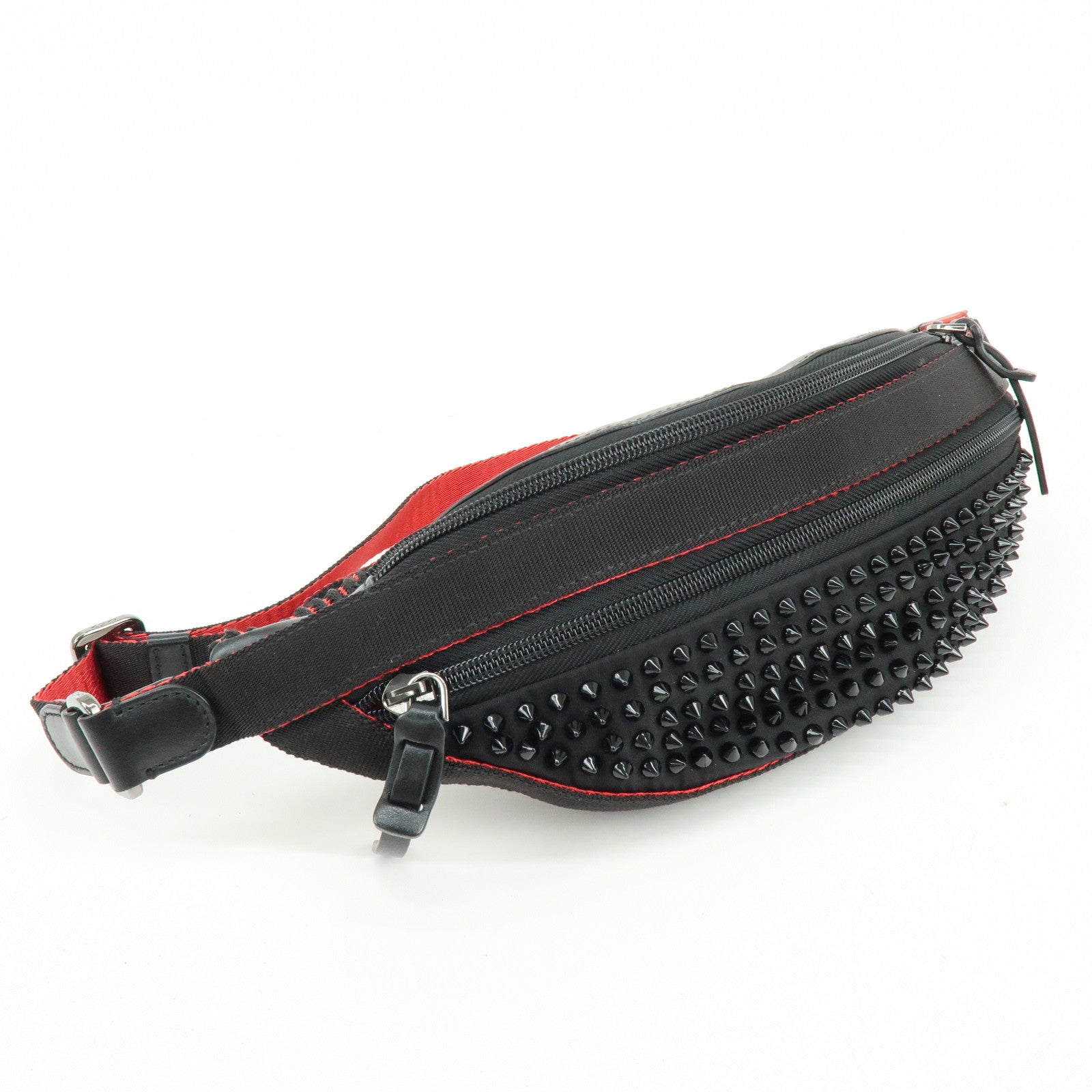 Christian Louboutin Paris New York City Nylon Canvas Waist Bag