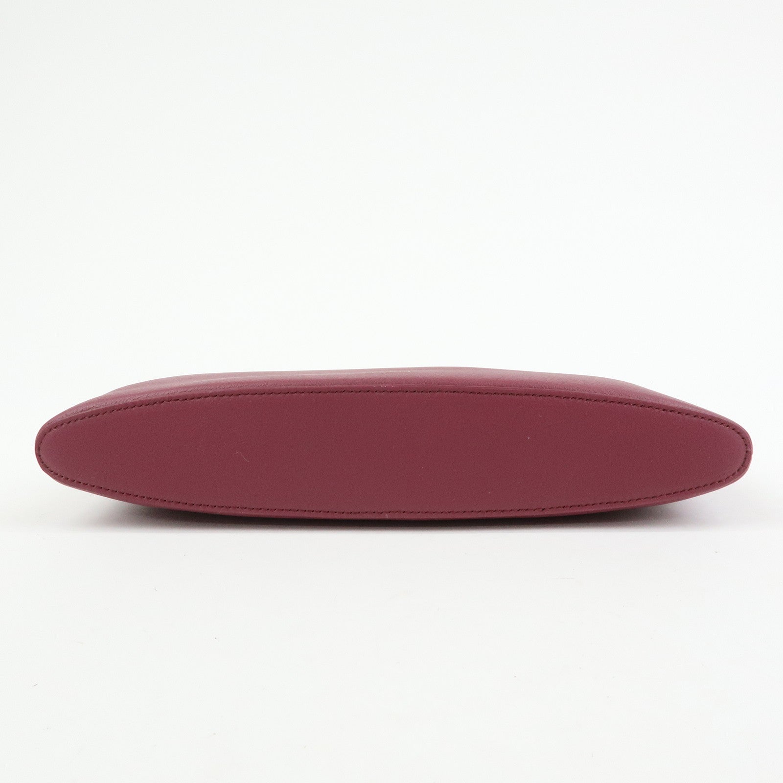 LOEWE Nappa Leather Clutch Bag Pouch Purple