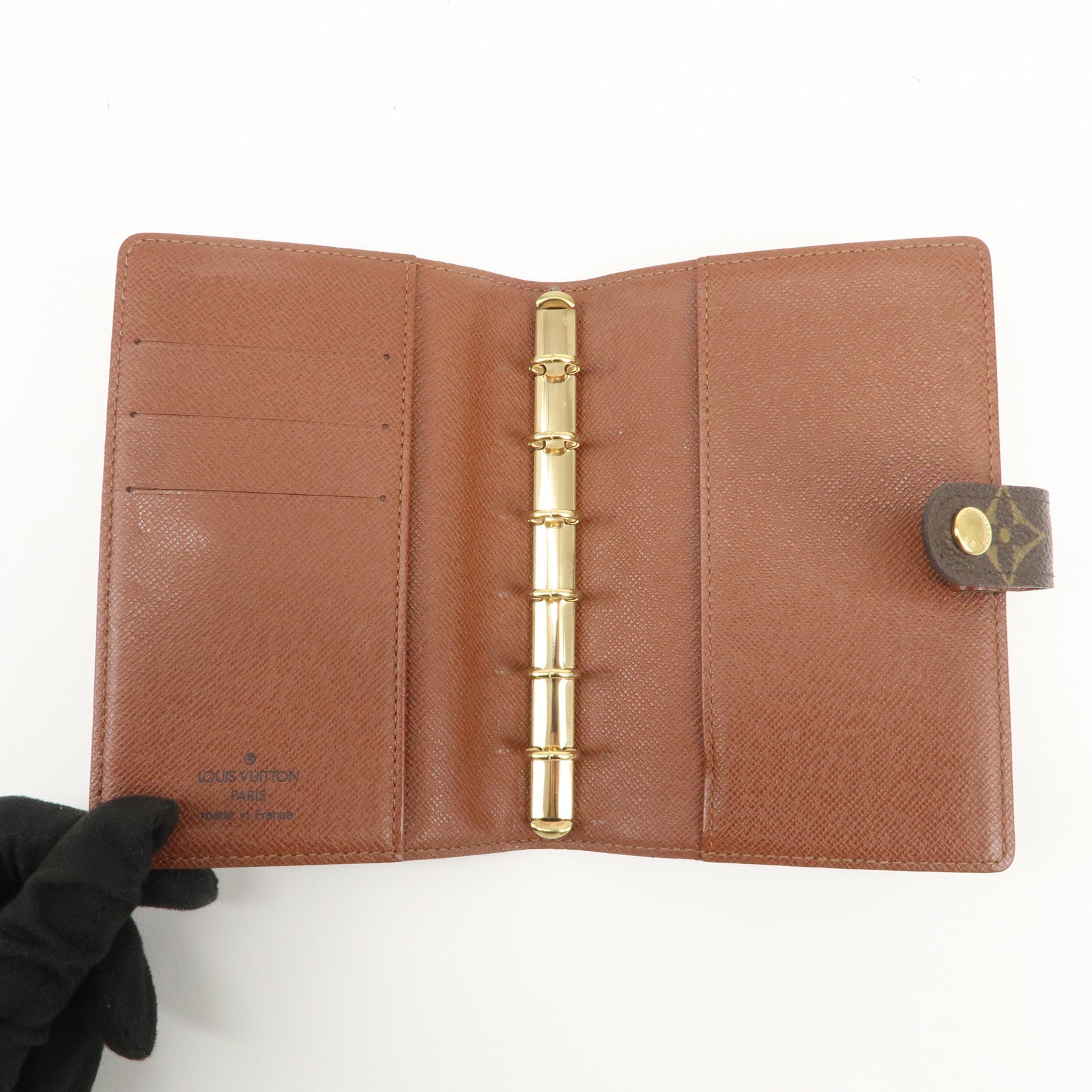 Louis Vuitton Monogram Agenda PM Planner Cover Brown R20005