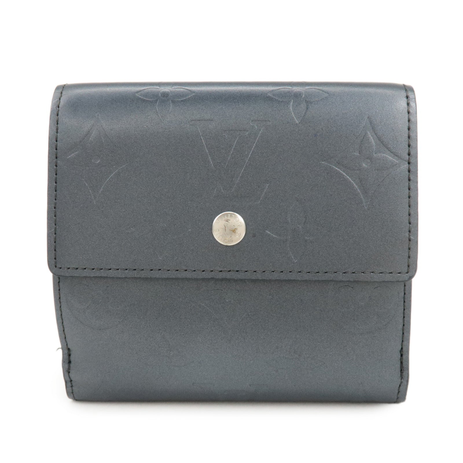 Louis Vuitton Monogram Matte Porte Monnaie Billets Credit M65115 Used