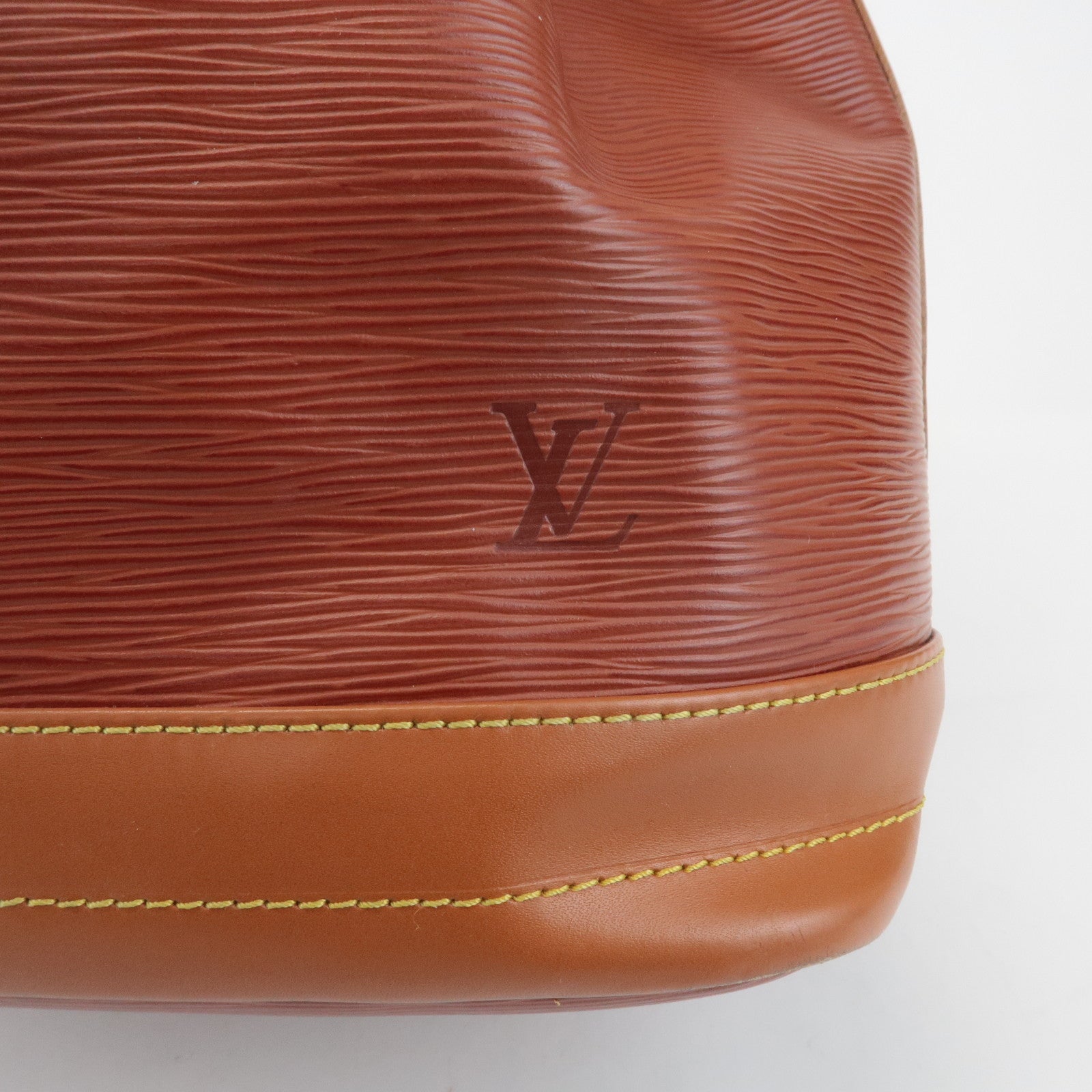 Louis Vuitton Epi Noe Bi-Color Shoulder Bag Kenya Brown M44028 Used