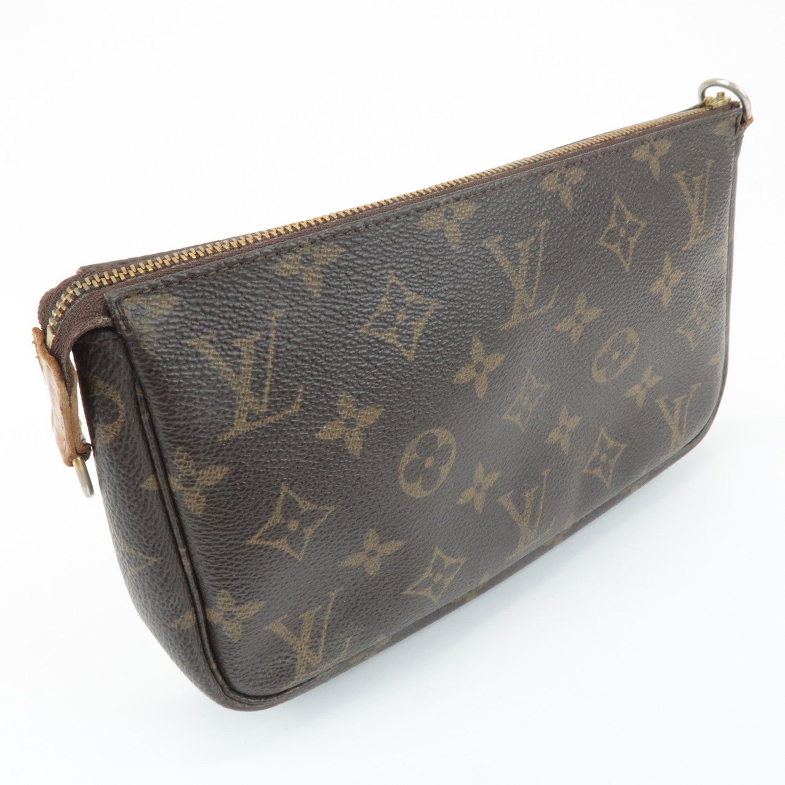 Louis Vuitton Monogram Pochette Accessoires Hand Bag Brown M51980