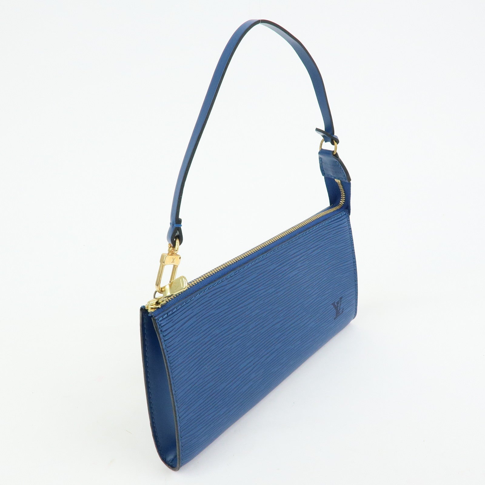 Louis Vuitton Epi Pochette Accessoires Pouch Toledo Blue M52945