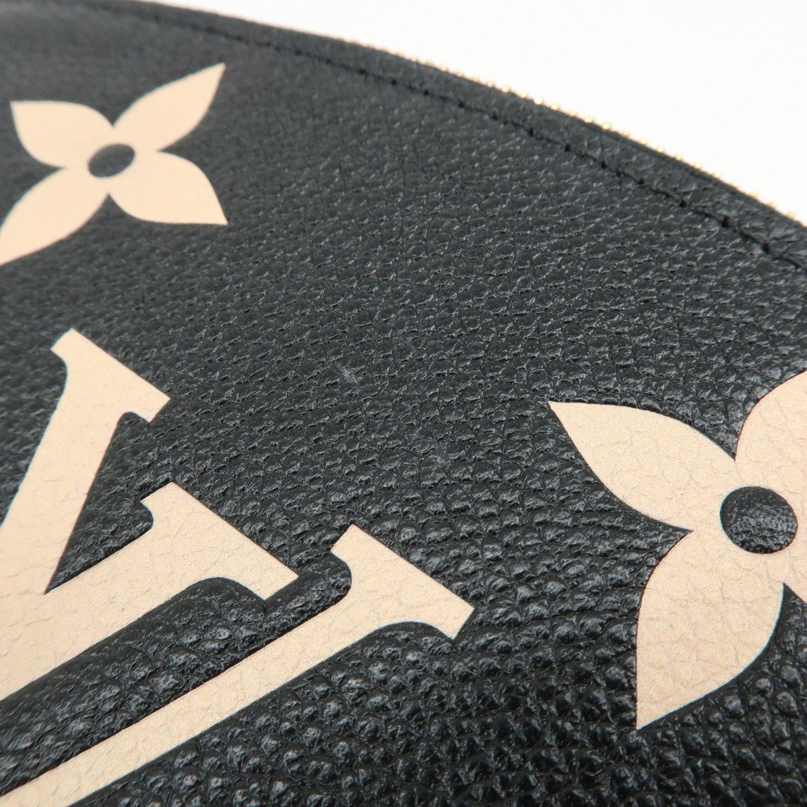 Louis Vuitton Bicolor Monogram Empreinte Cosmetic Pouch Noir M59086