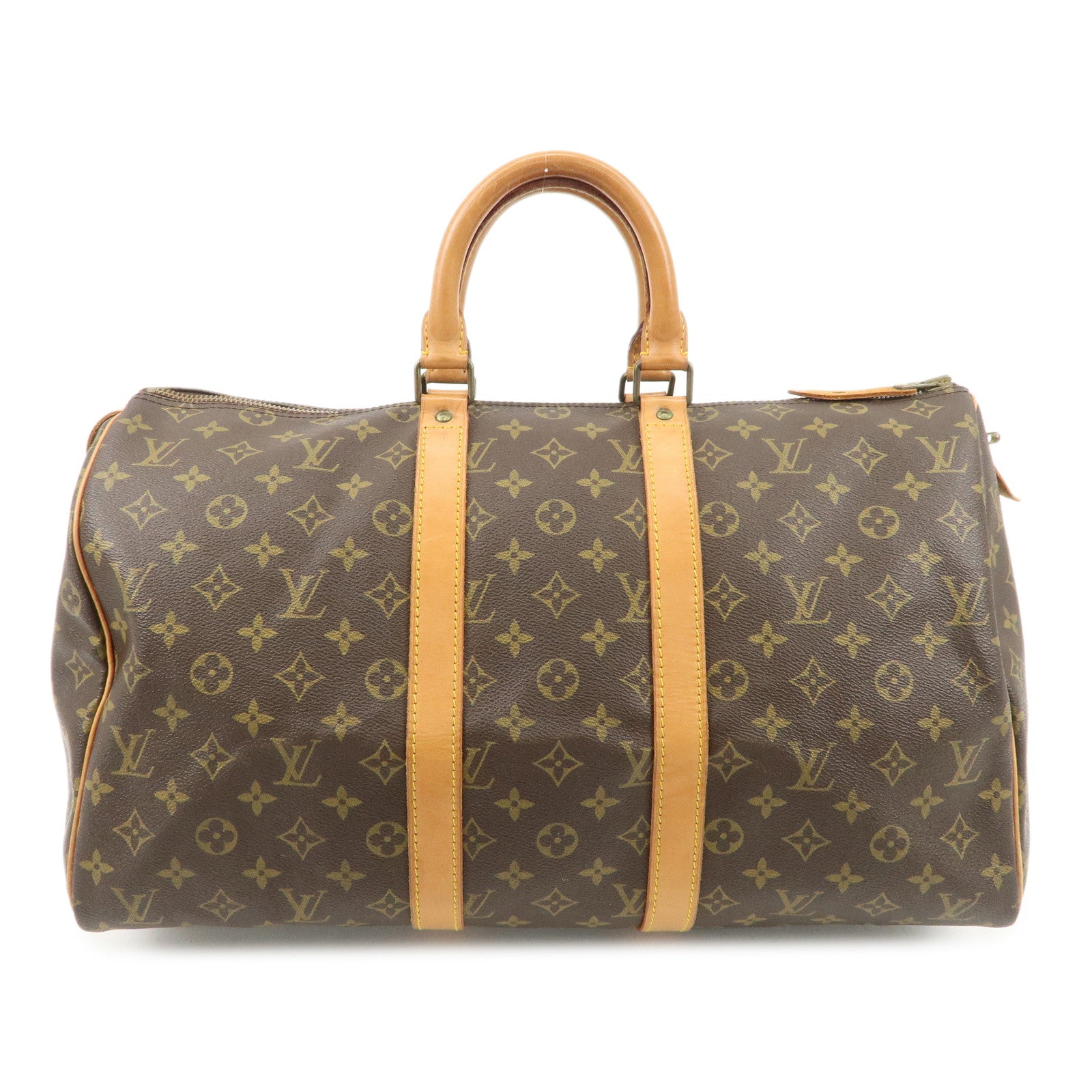 Louis Vuitton Monogram Keep All 45 Boston Bag M41428 Used