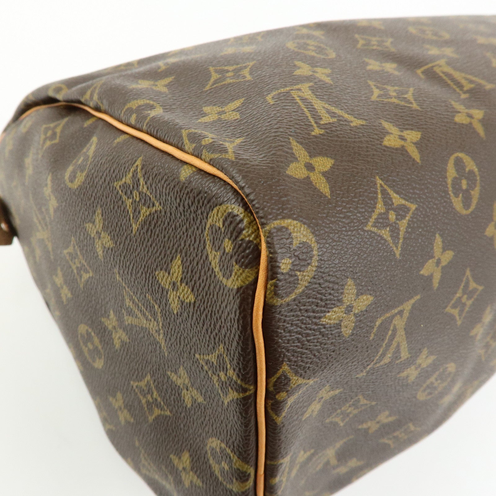Louis Vuitton Monogram Speedy 40 Hand Bag Boston Bag Brown M41522