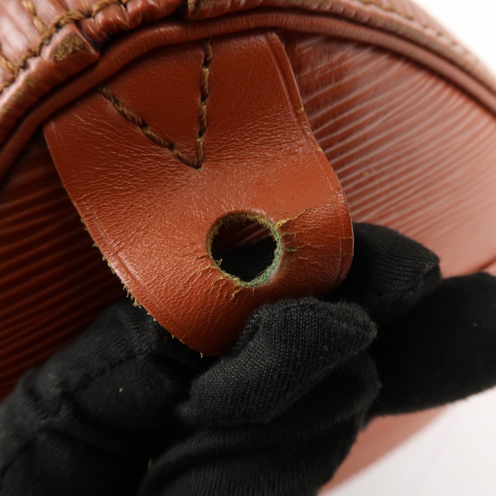 Louis Vuitton Epi Speedy 25 Hand Boston Bag Kenya Brown M43013 Used