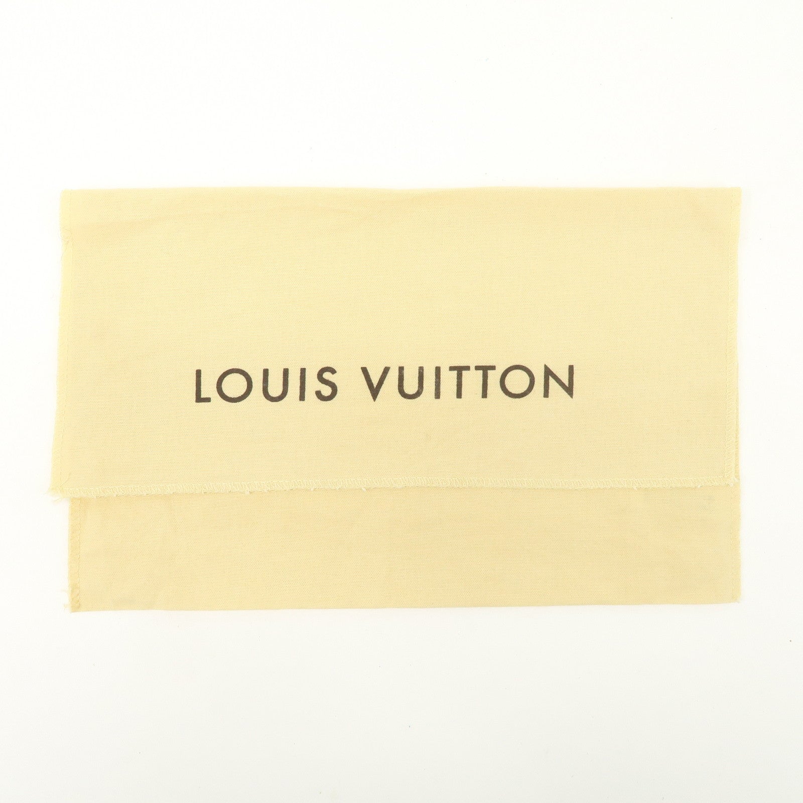 Louis Vuitton Set Of 22 Dust Bag Storage Bag Flap Style Beige Used