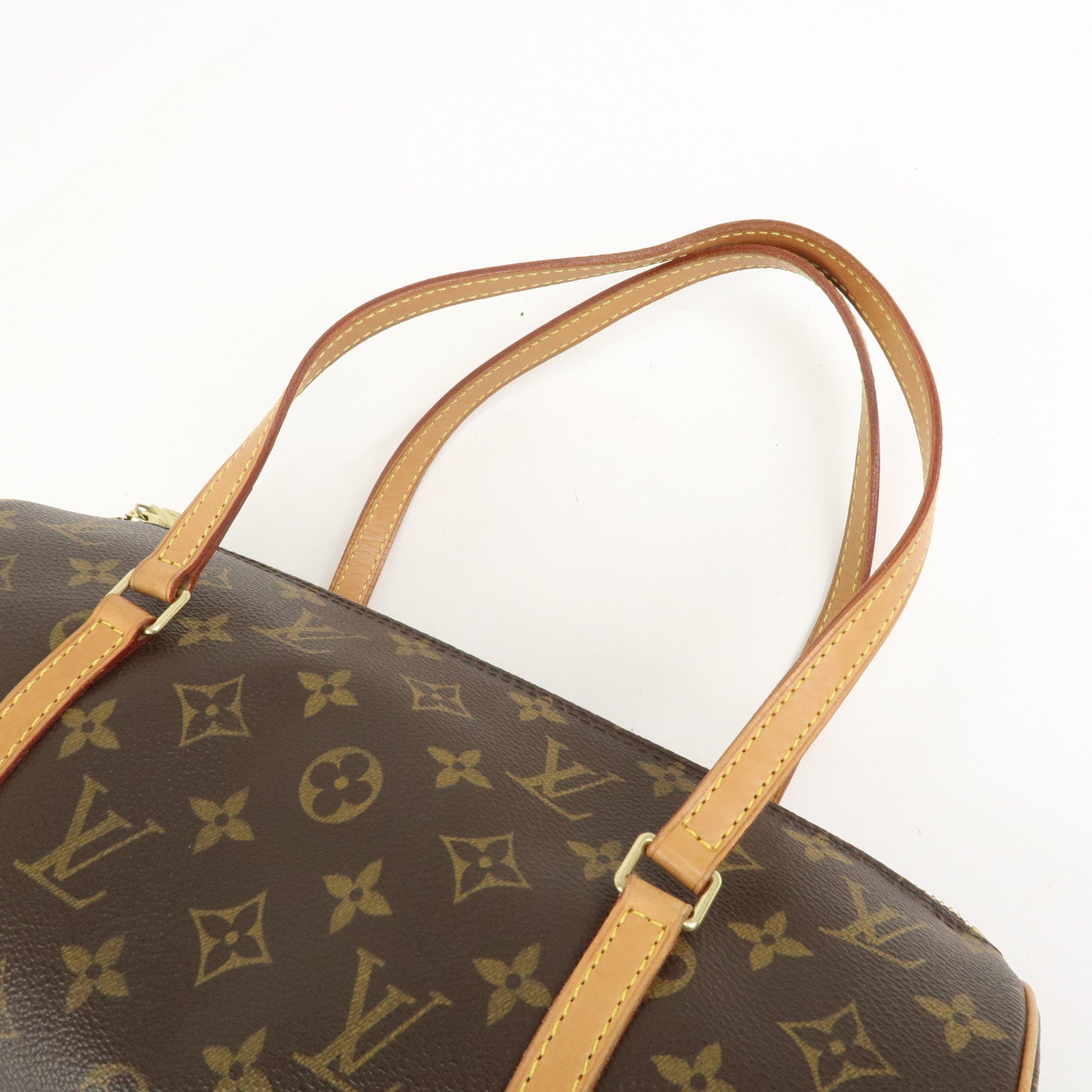 Louis Vuitton Monogram Papillon 30 Hand Bag New Style Brown M51385