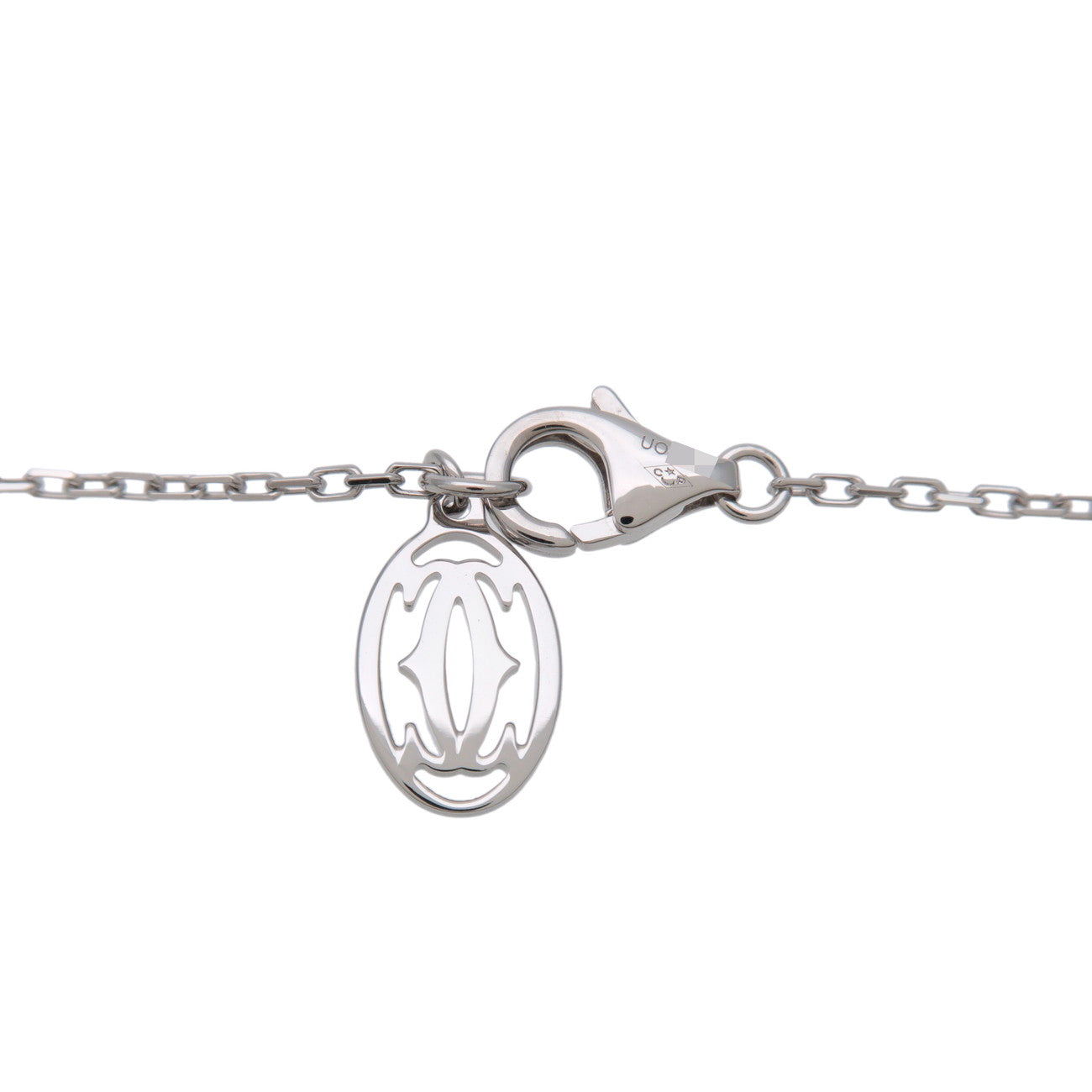 Cartier D'amour 1P Diamond Necklace SM K18 750WG White Gold