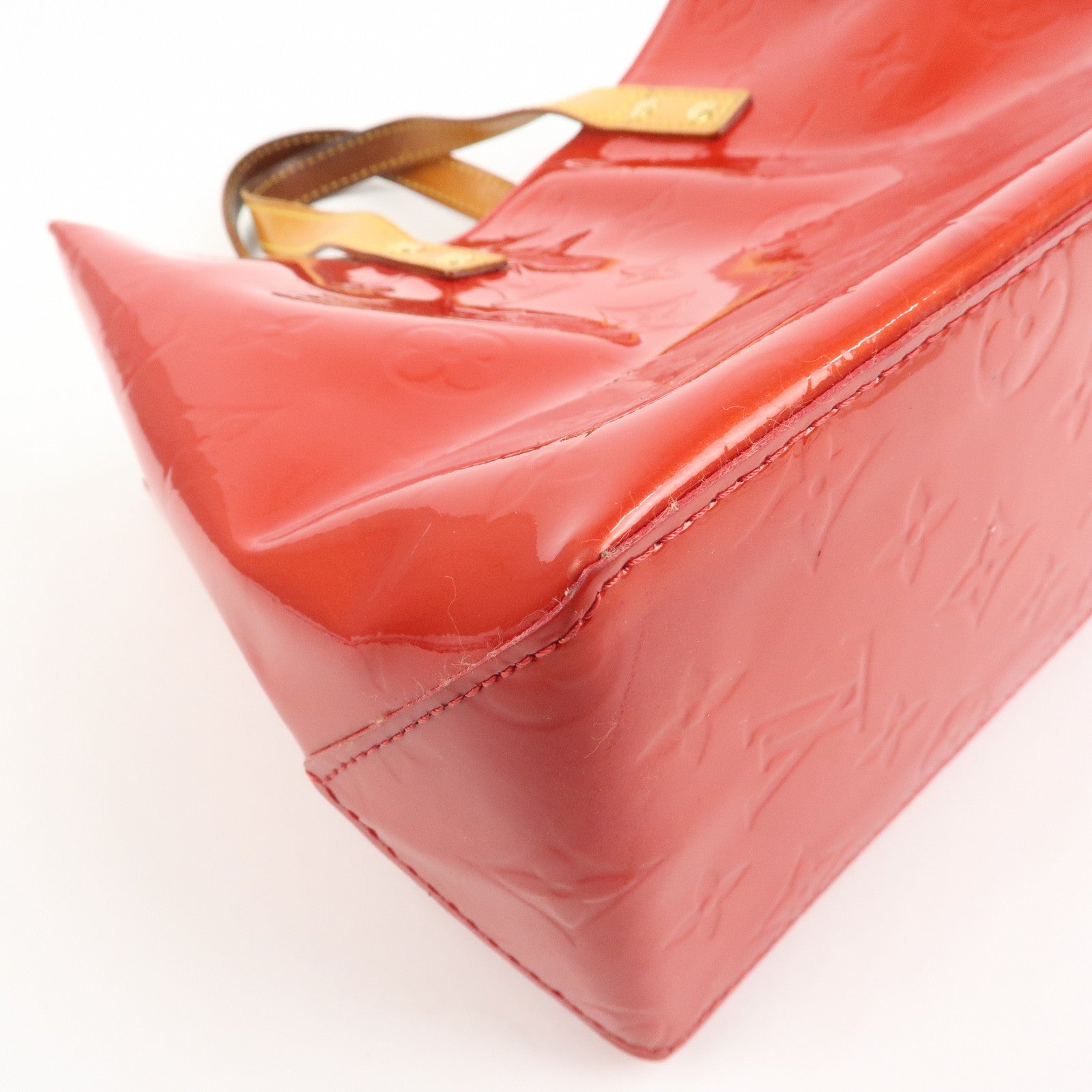 Louis Vuitton Monogram Vernis Lead PM Hand Bag Pomme d'Amour M91990