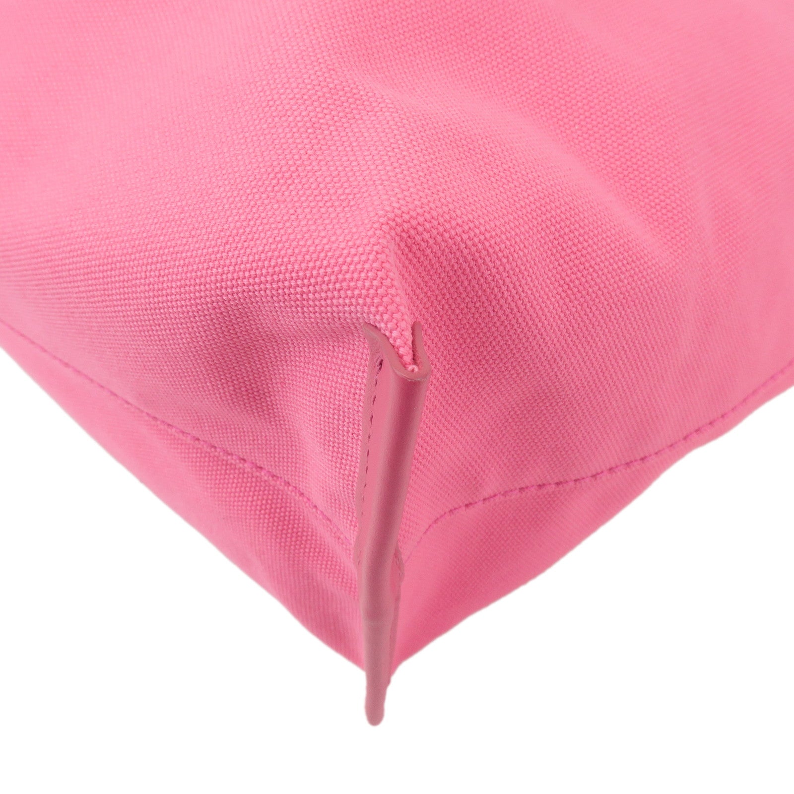 MIU MIU Canvas Leather Tote Bag Shoulder Bag Pink 5BG116