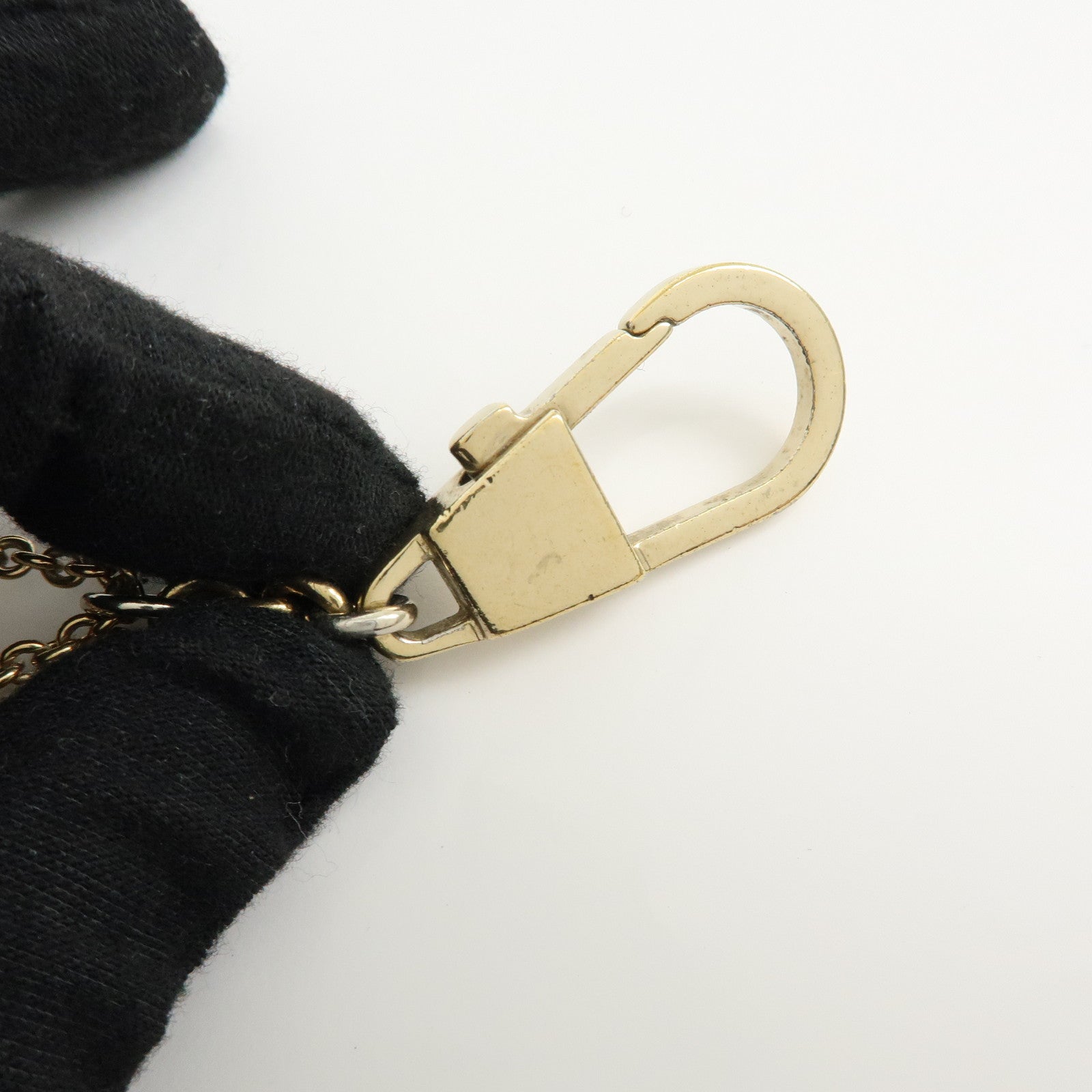 GUCCI Metal Bag Charm Key Charm Boot Bag Motif Gold