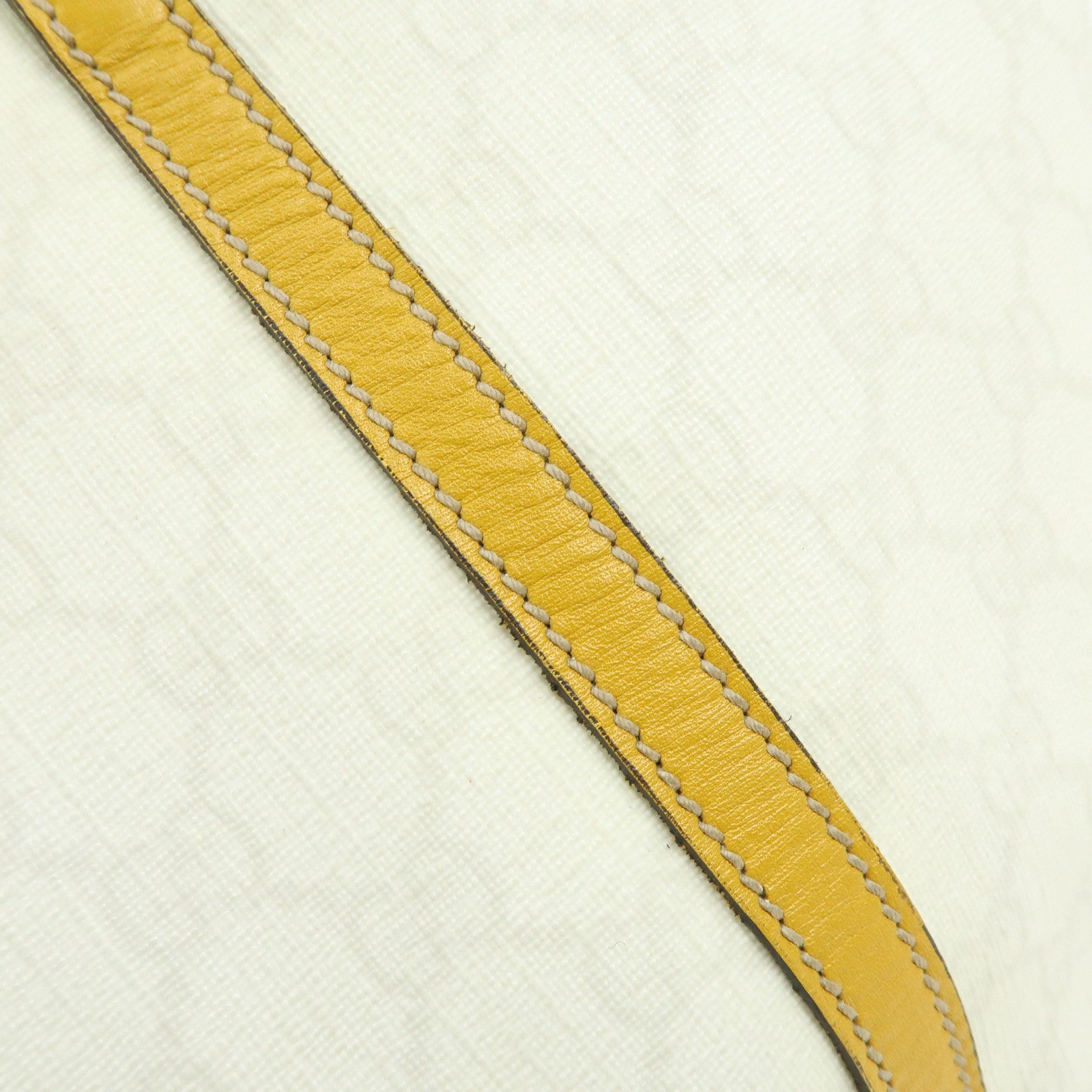 GUCCI GG Supreme Leather Tote Bag Hand Bag White Yellow 197954