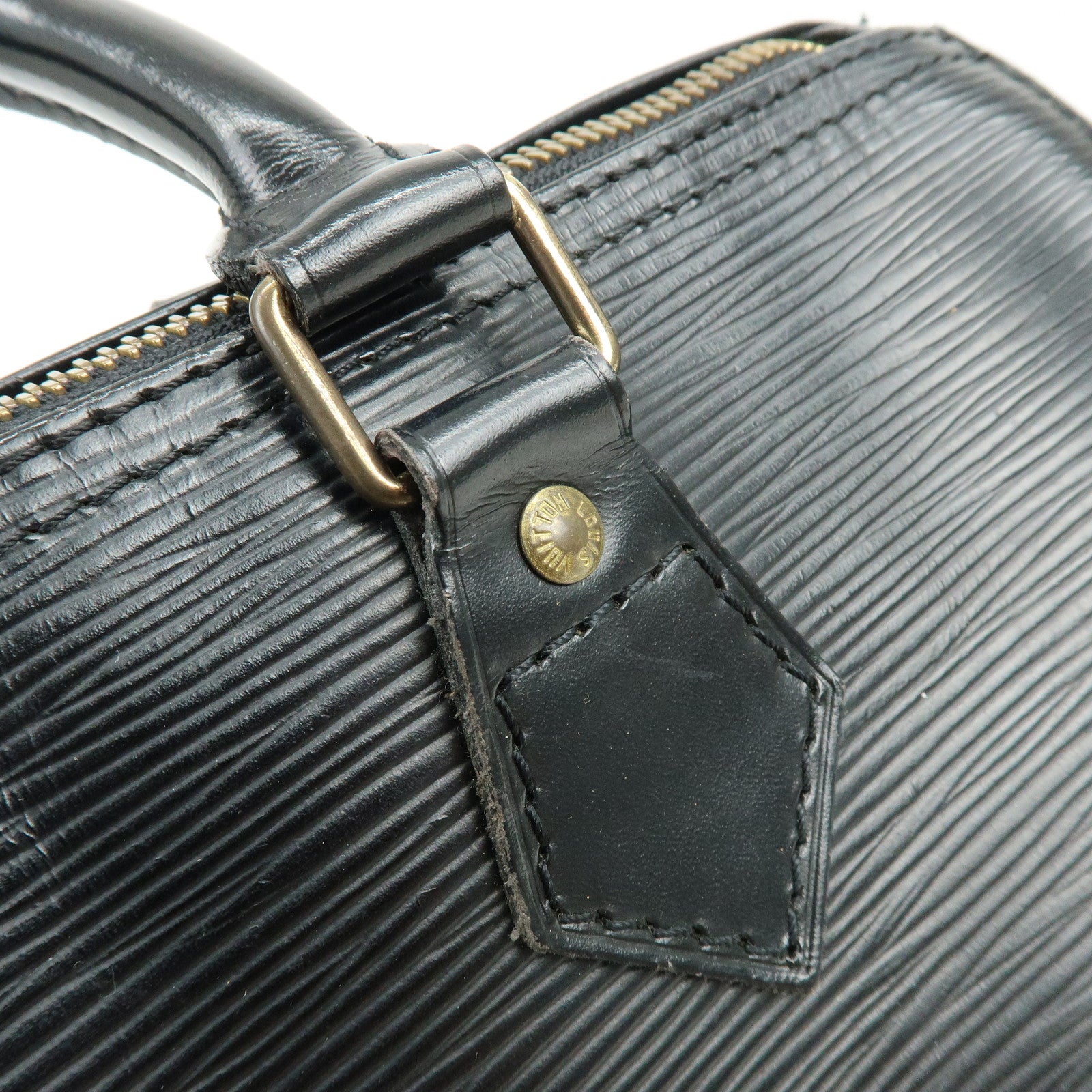 Louis Vuitton Epi Speedy 25 Boston Bag Hand Bag Noir Black M43012