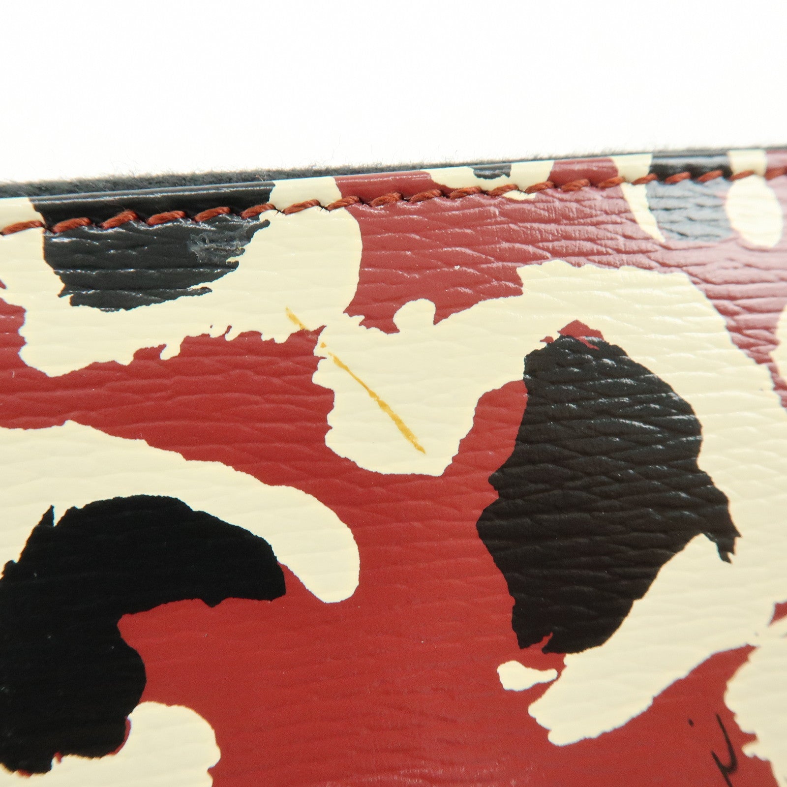GUCCI Interlocking G Leather Round Zippy Long Wallet Red 309705