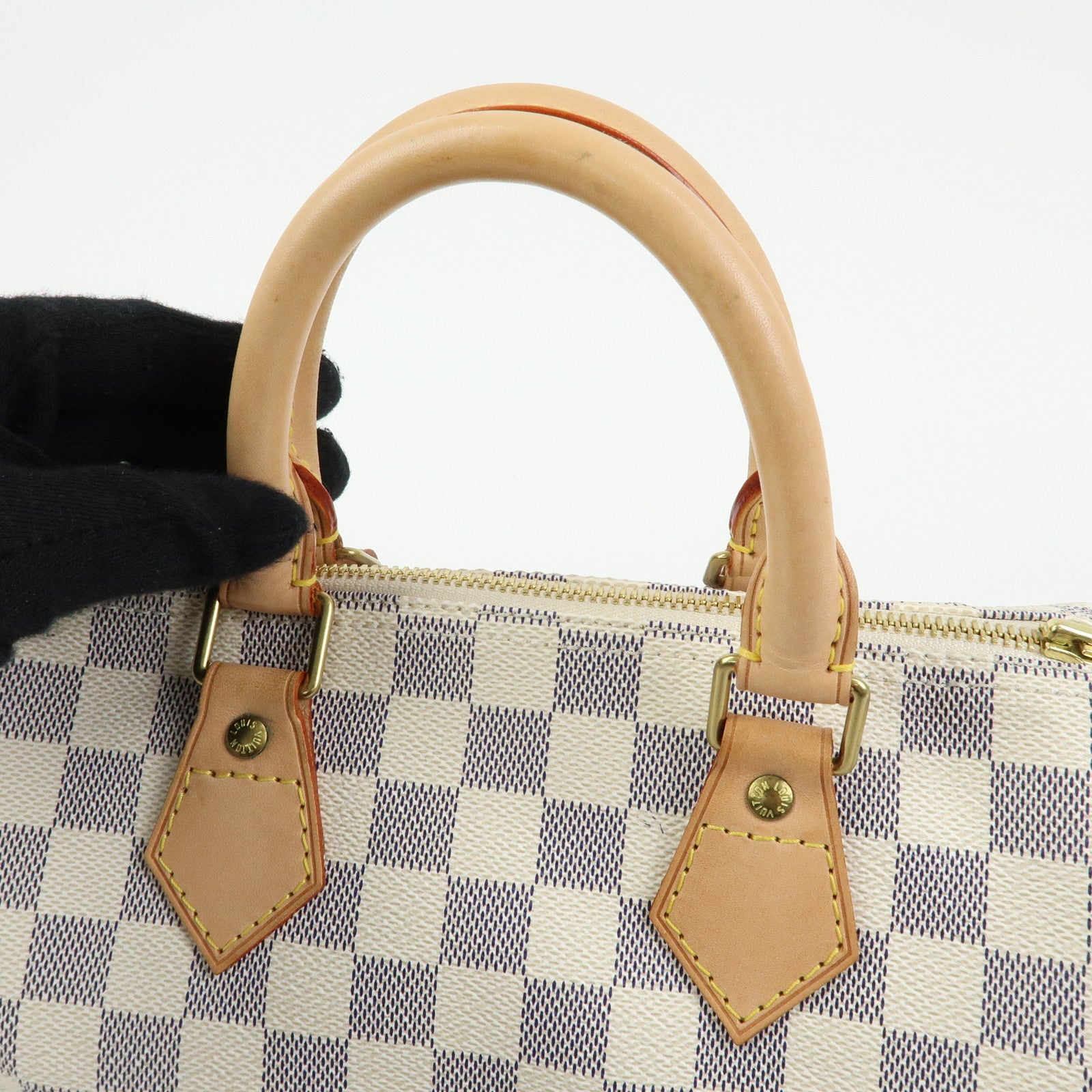 Louis Vuitton Damier Azur Speedy 25 Boston Bag Hand Bag N41534